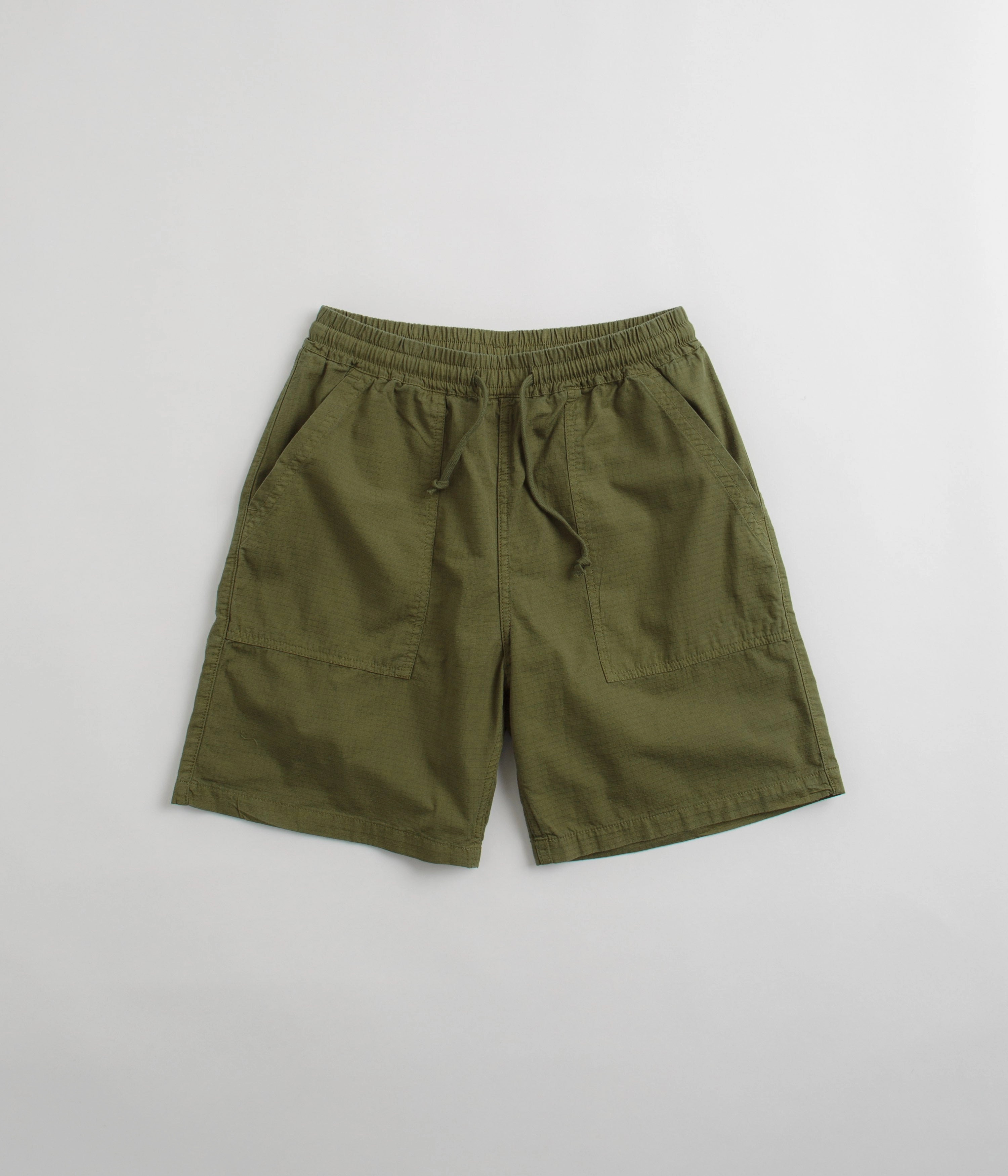 Active Life Stretchable Service Works Ripstop Chef Shorts - Pesto