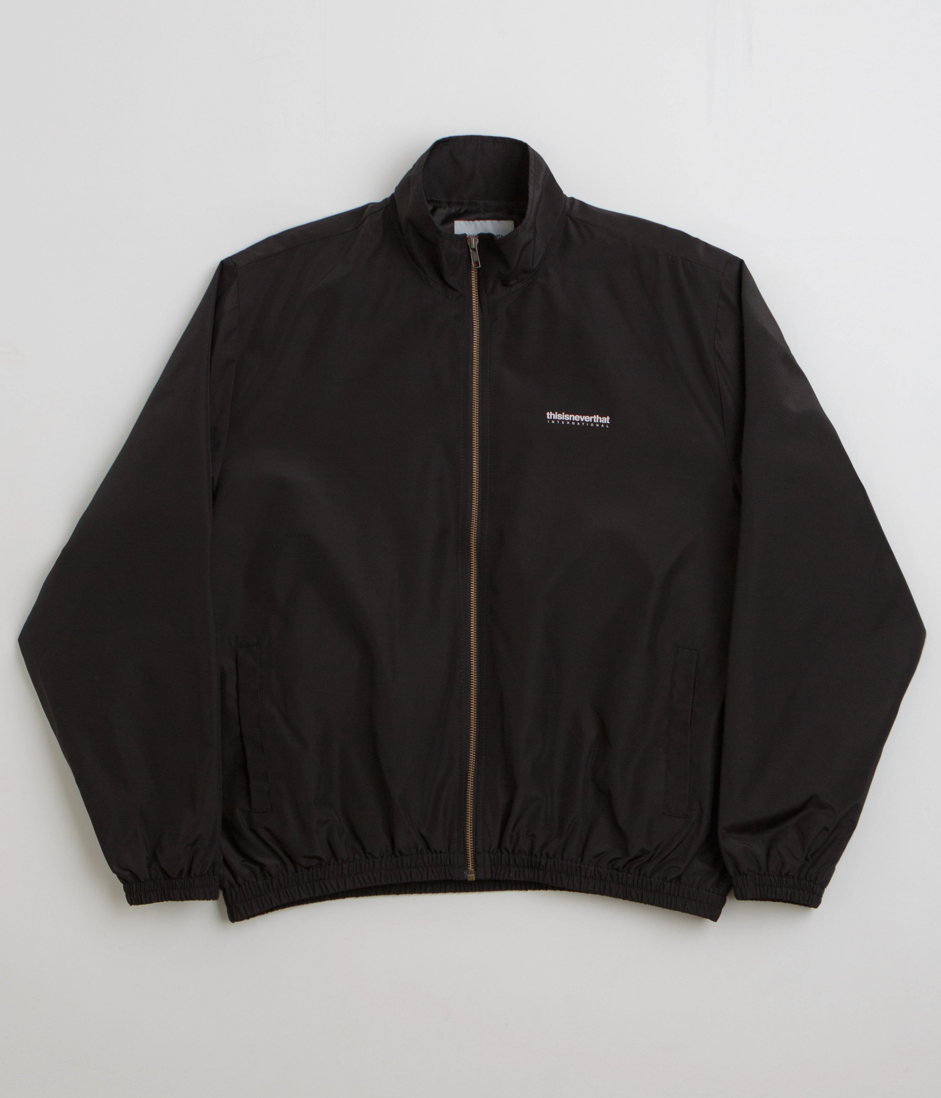 Elastic cuffs Hidden Storage Compartment thisisneverthat INTL. Team Jacket - Black