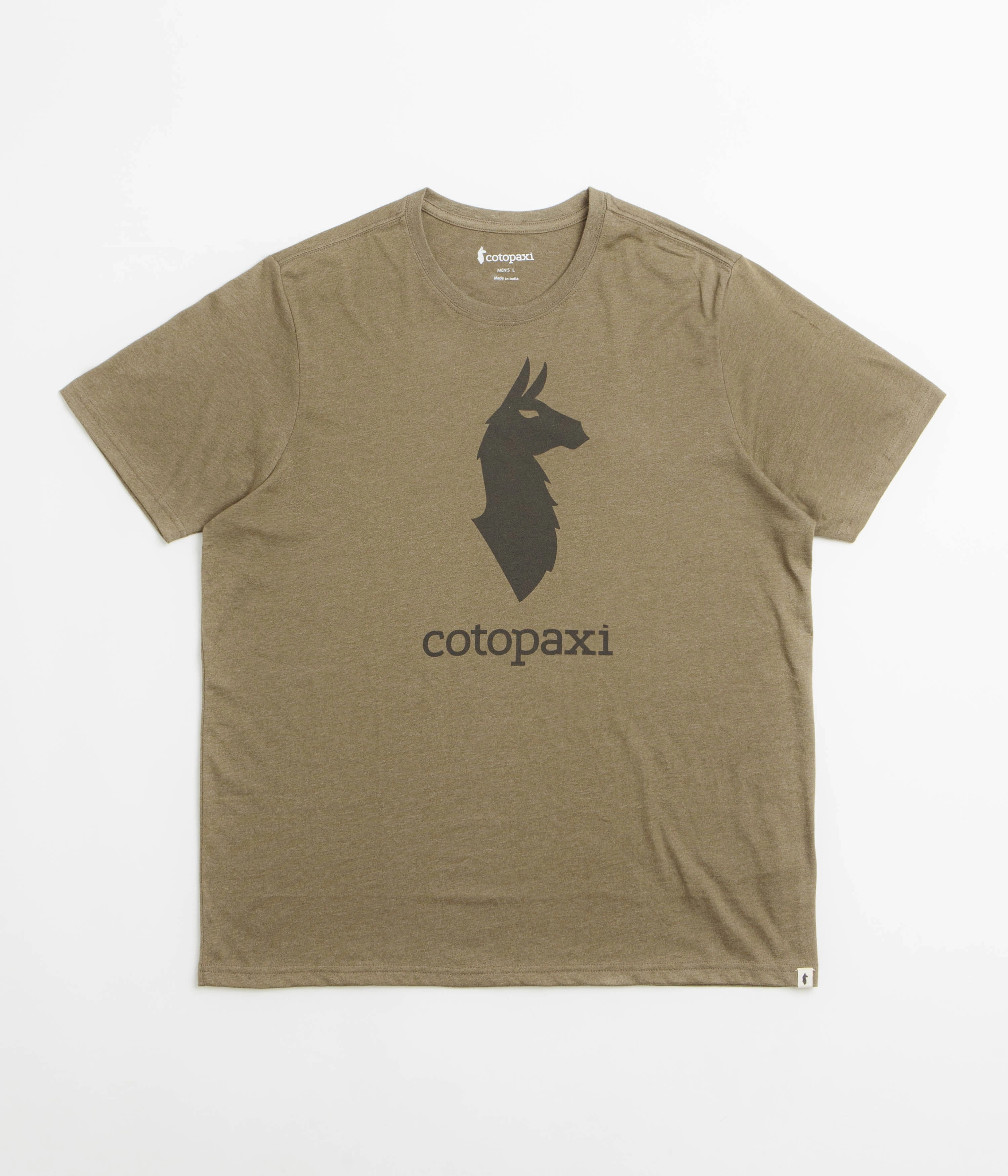 Standard Body Fit Stylish and Cozy Cotopaxi Llama T-Shirt - Live Oak