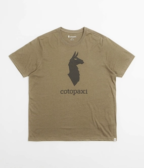 Standard Body Fit Stylish and Cozy Cotopaxi Llama T-Shirt - Live Oak