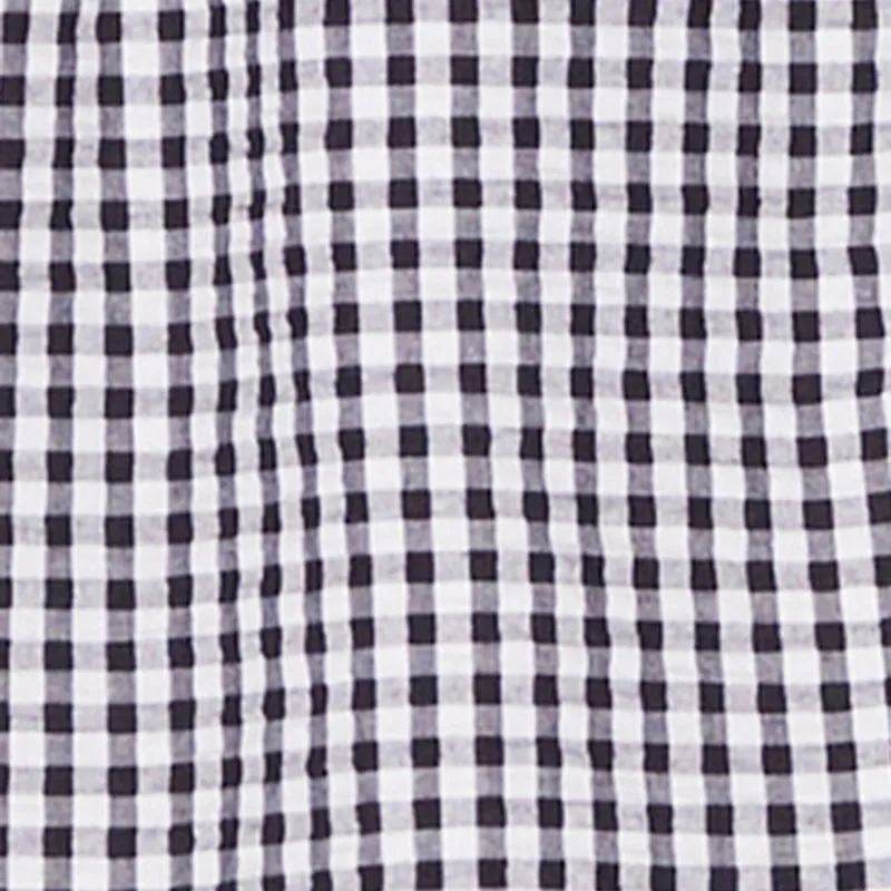 Fall Ready Smooth Line Almost Famous Cut Out Back Gingham Dress