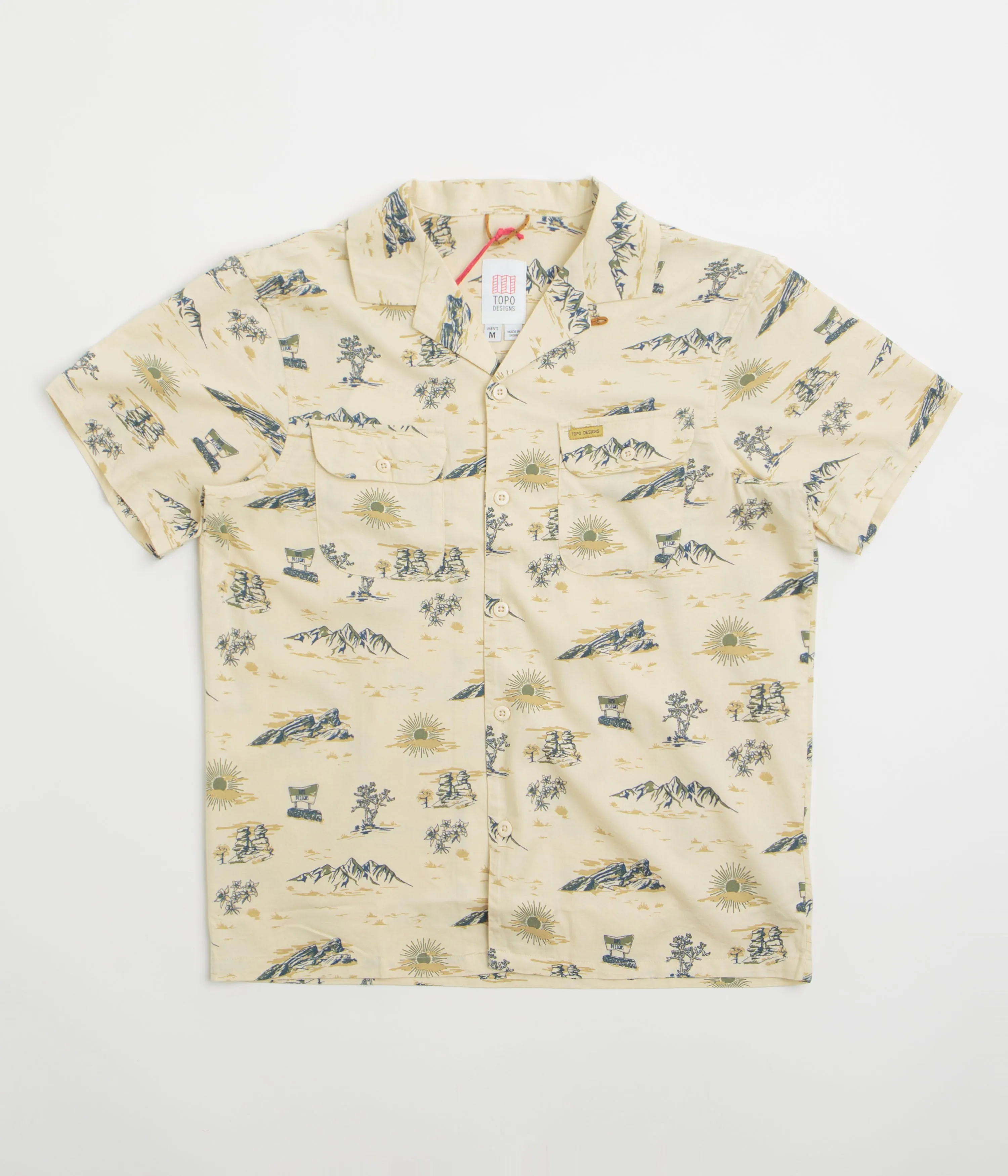 Urban Fashion All-Purpose Wear Topo Designs Daytripper Short Sleeve Shirt - Westbound