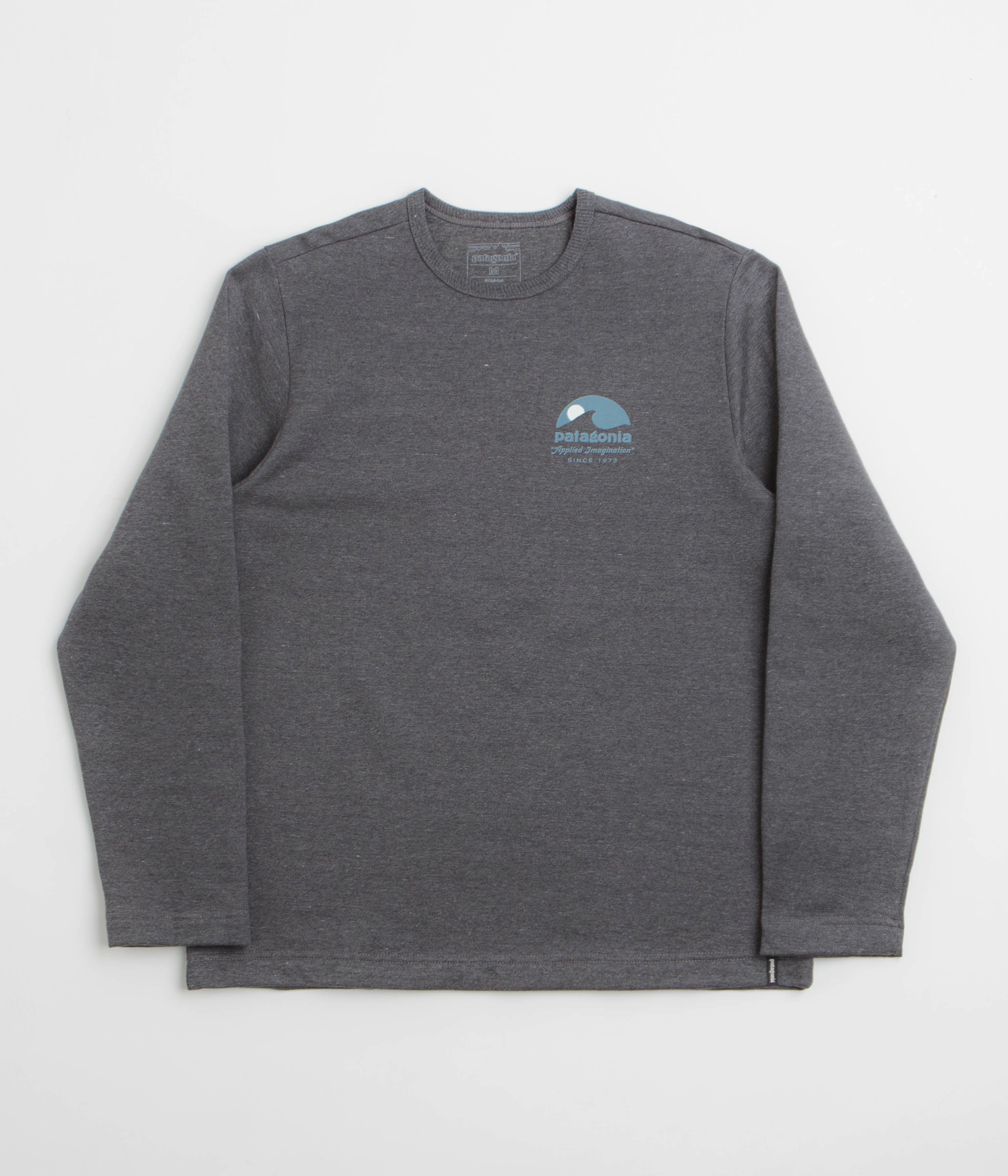 Patagonia Applied Imagination Wildrise Crewneck Sweatshirt - Ink Black Cold-Weather Fashion