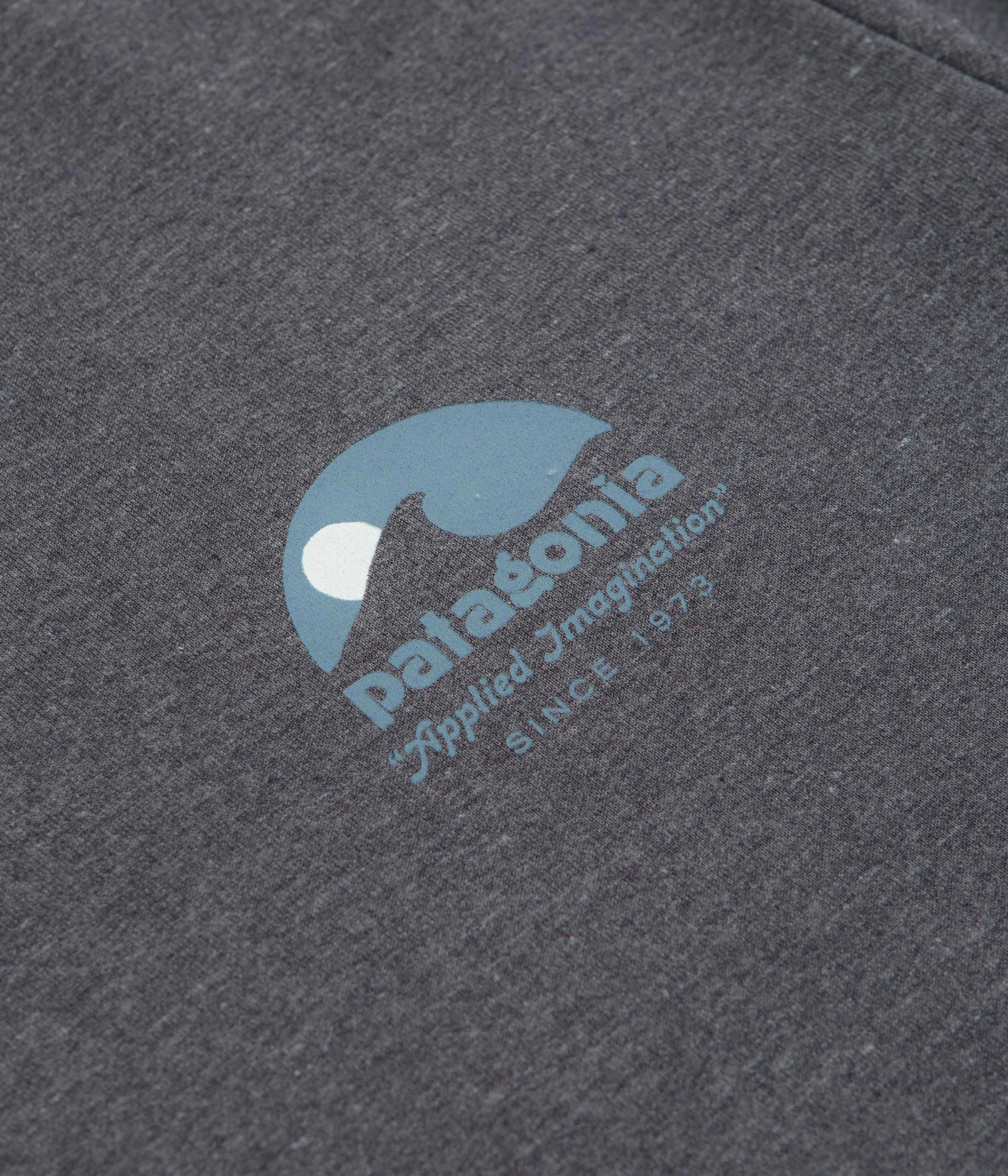 Cozy Look Warm & Soft Patagonia Applied Imagination Wildrise Crewneck Sweatshirt - Ink Black