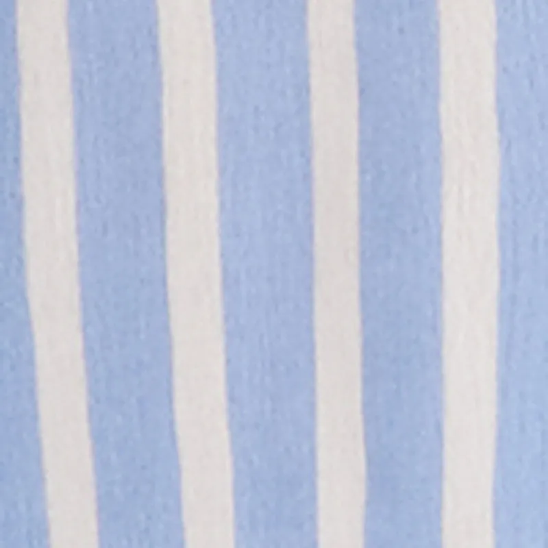 Stylish Touch Chic Striped Shirt Dress with O Ring Tie Waist Belt