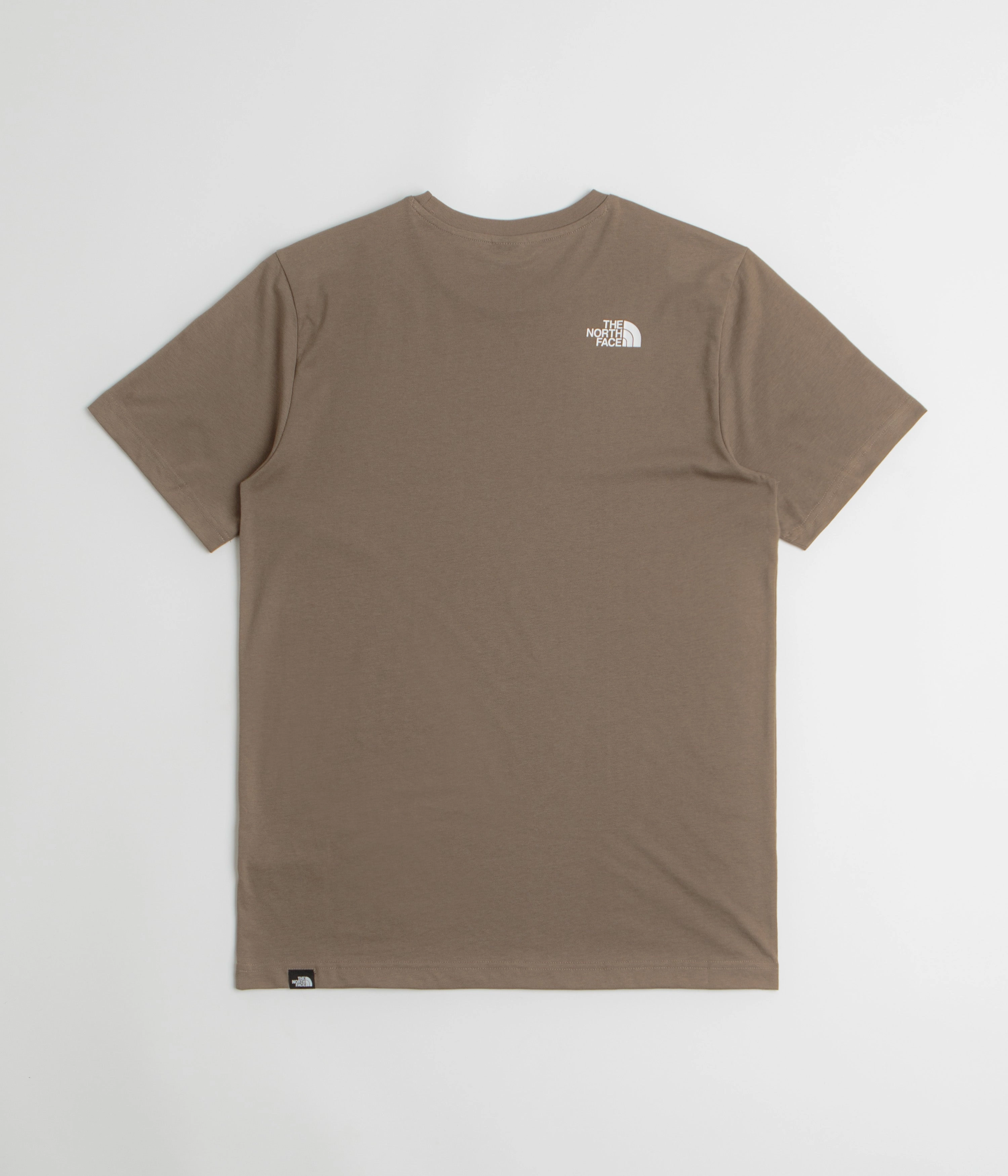 The North Face Simple Dome T-Shirt - Mocha Brown Soft and Relaxed