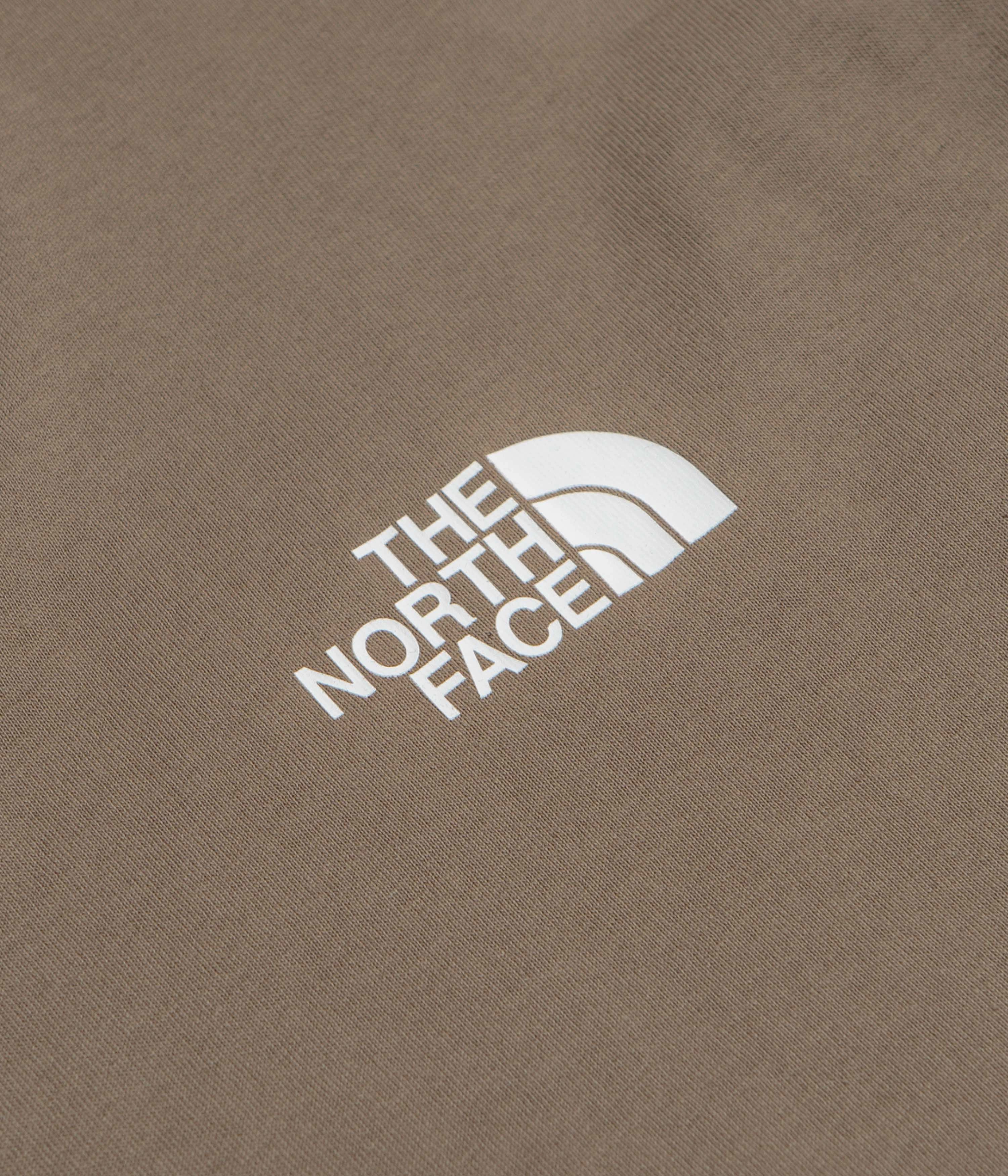 The North Face Simple Dome T-Shirt - Mocha Brown Preppy