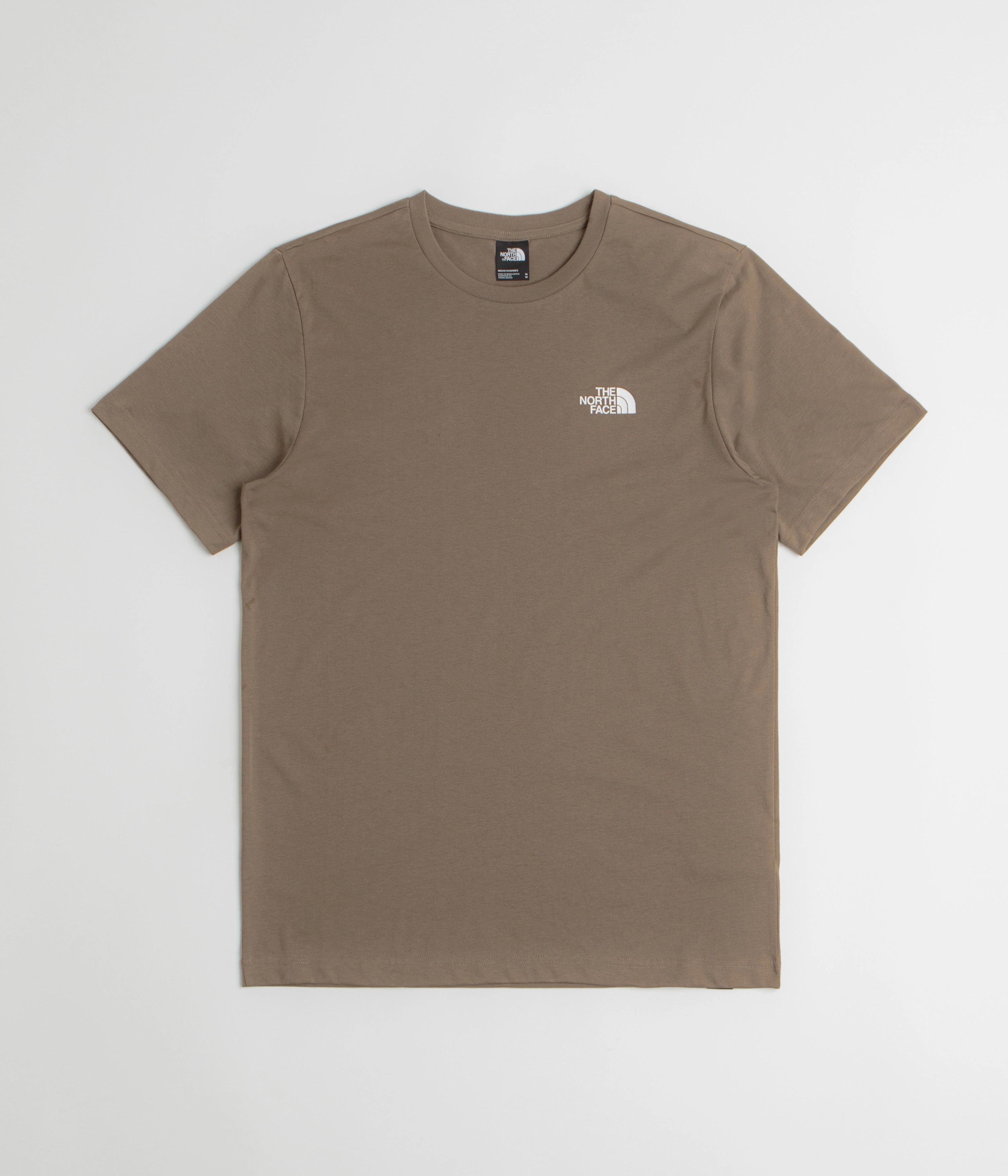 The North Face Simple Dome T-Shirt - Mocha Brown hypoallergenic