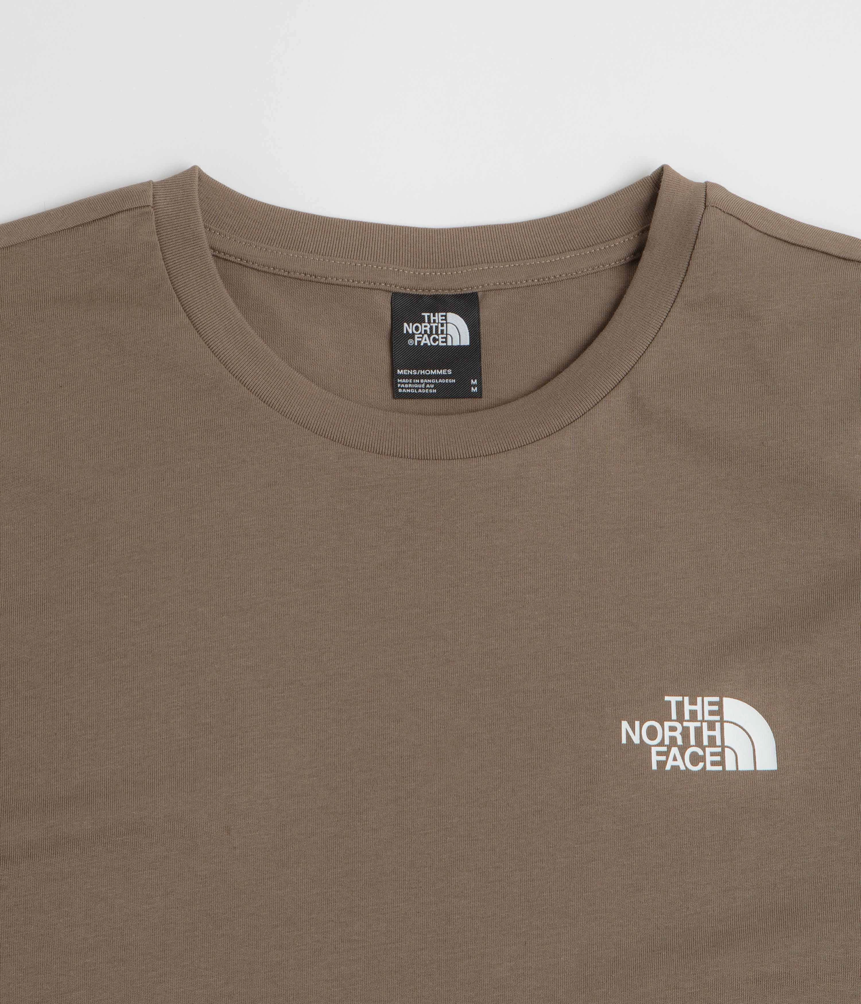 The North Face Simple Dome T-Shirt - Mocha Brown Casual Fit Outdoor Essentials