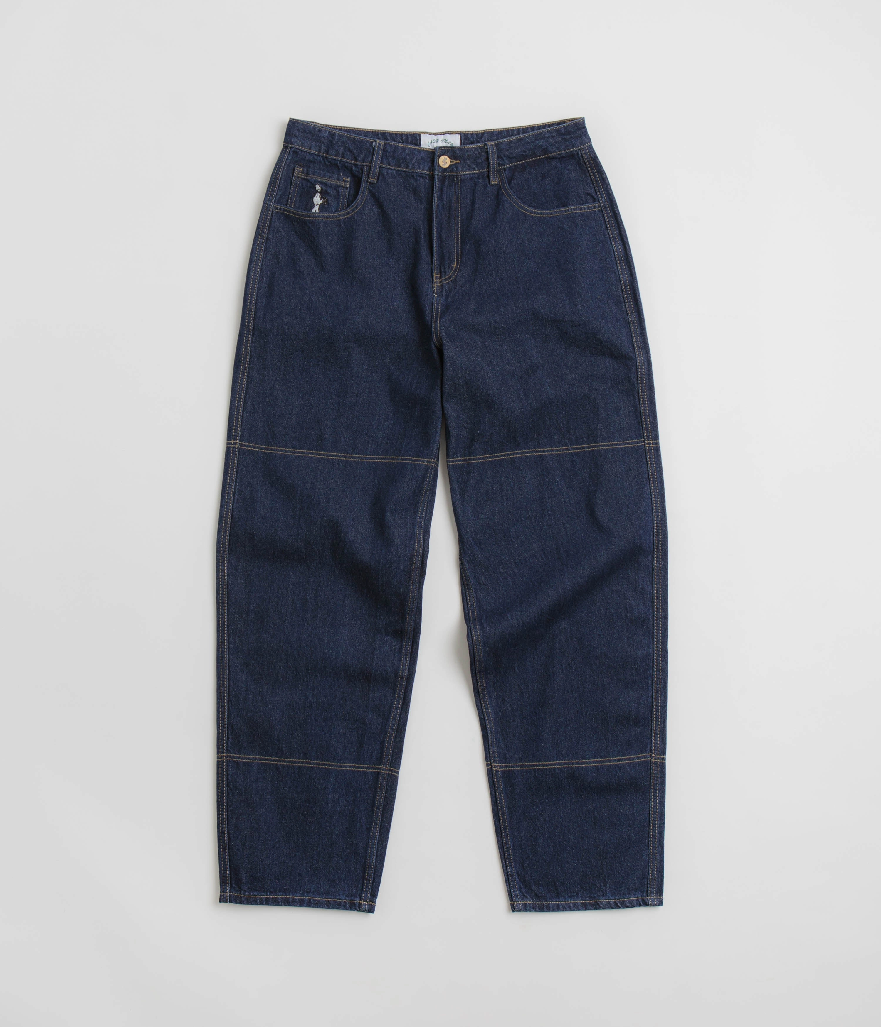 Cash Only Aleka Jeans - Raw Indigo Cotton comfort Core Essential