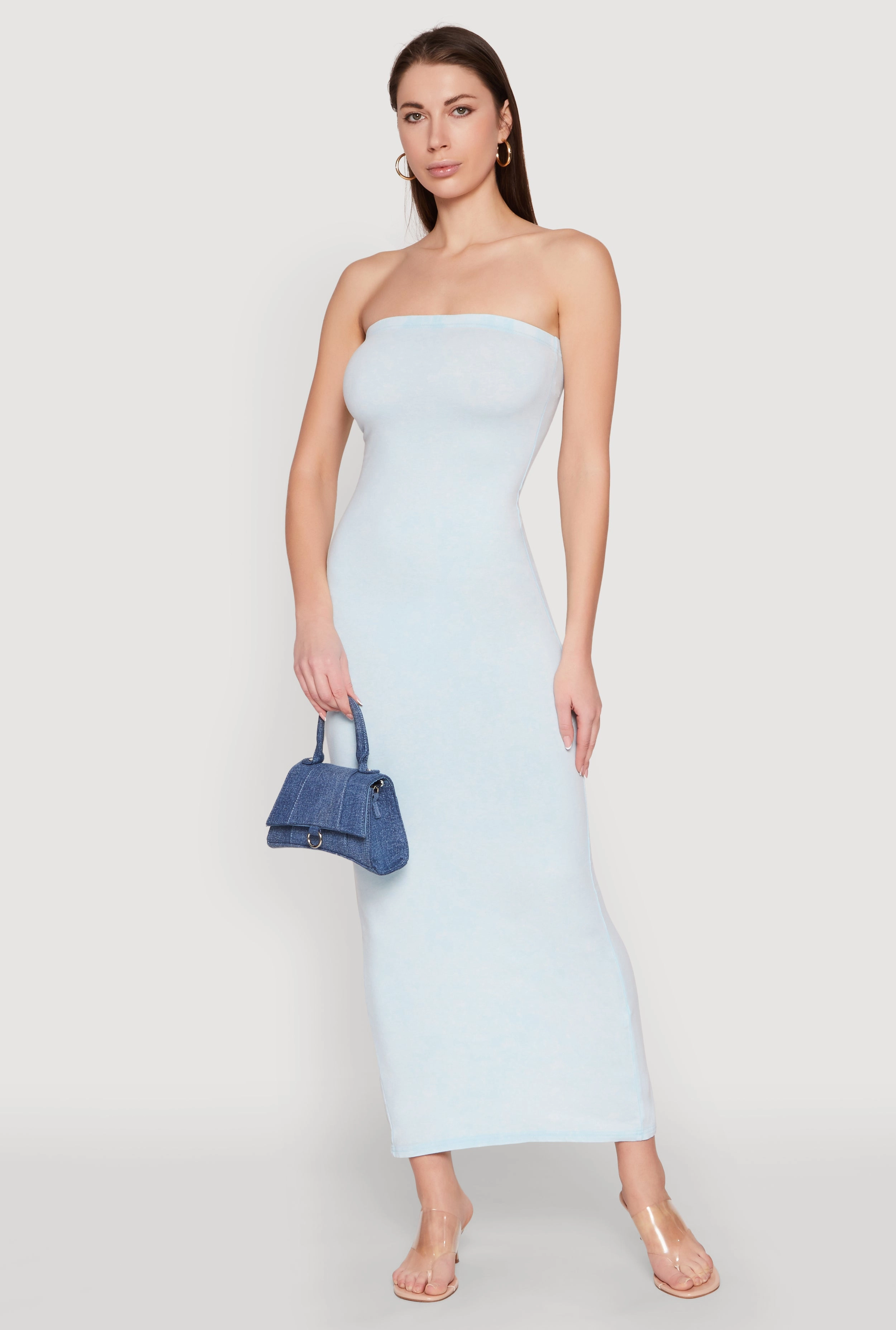 Daisy Mineral Wash Maxi Tube Dress Classic Fit