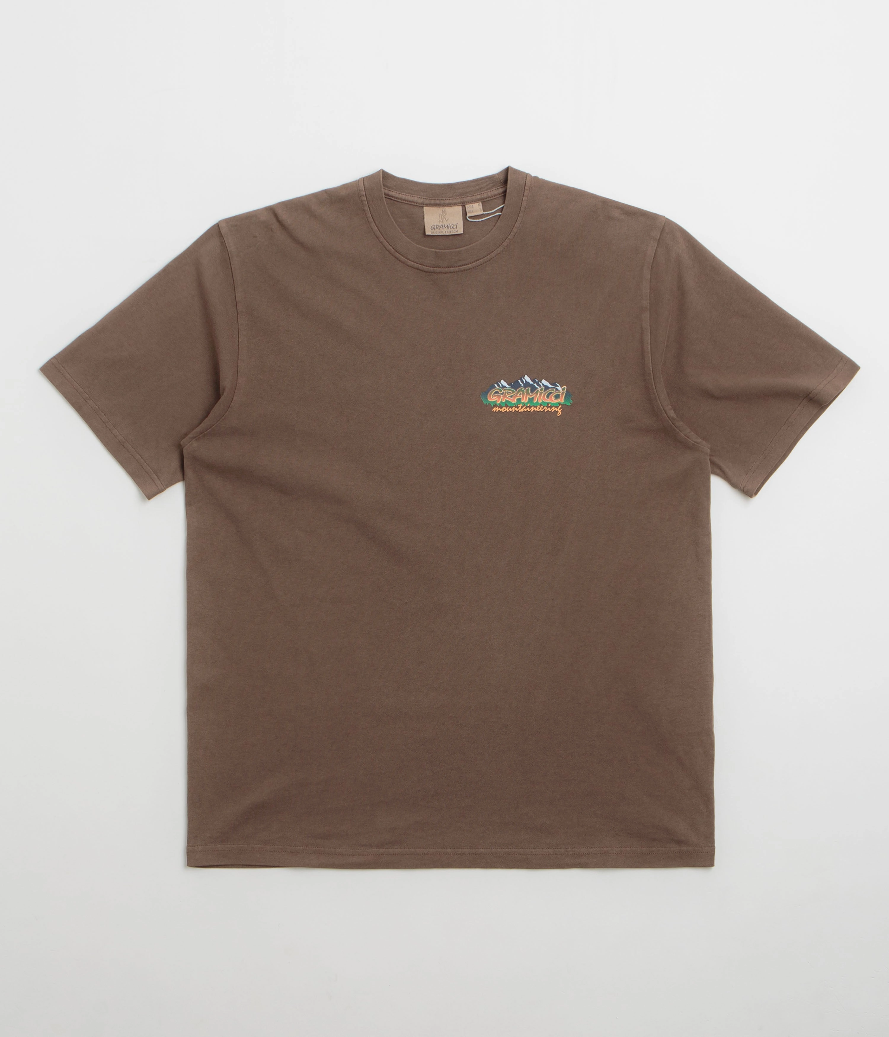 Gramicci Mountaineering T-Shirt - Brown Pigment Breathable Look