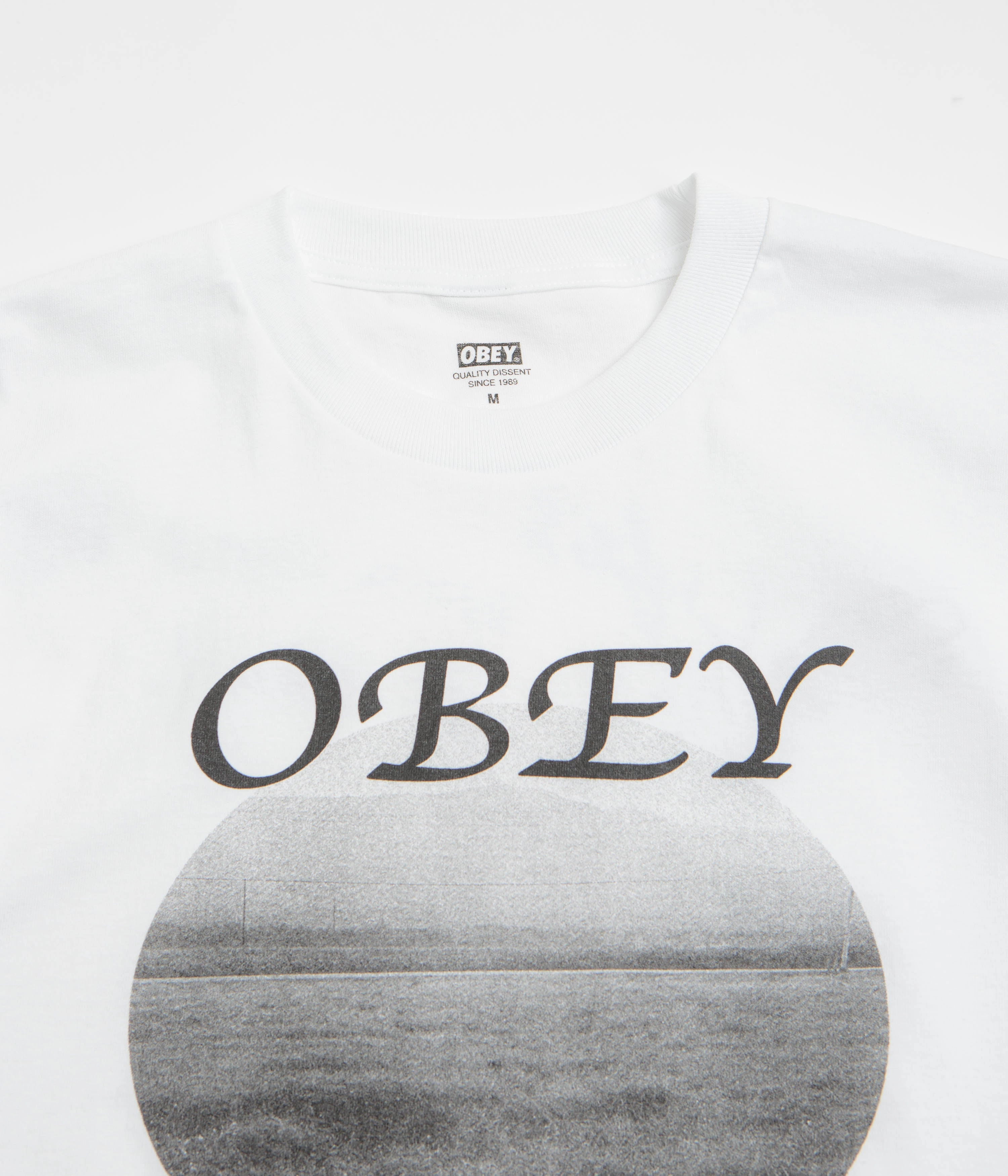 Obey Welcome To Paradise T-Shirt - White Wrinkle Resistant Cloth