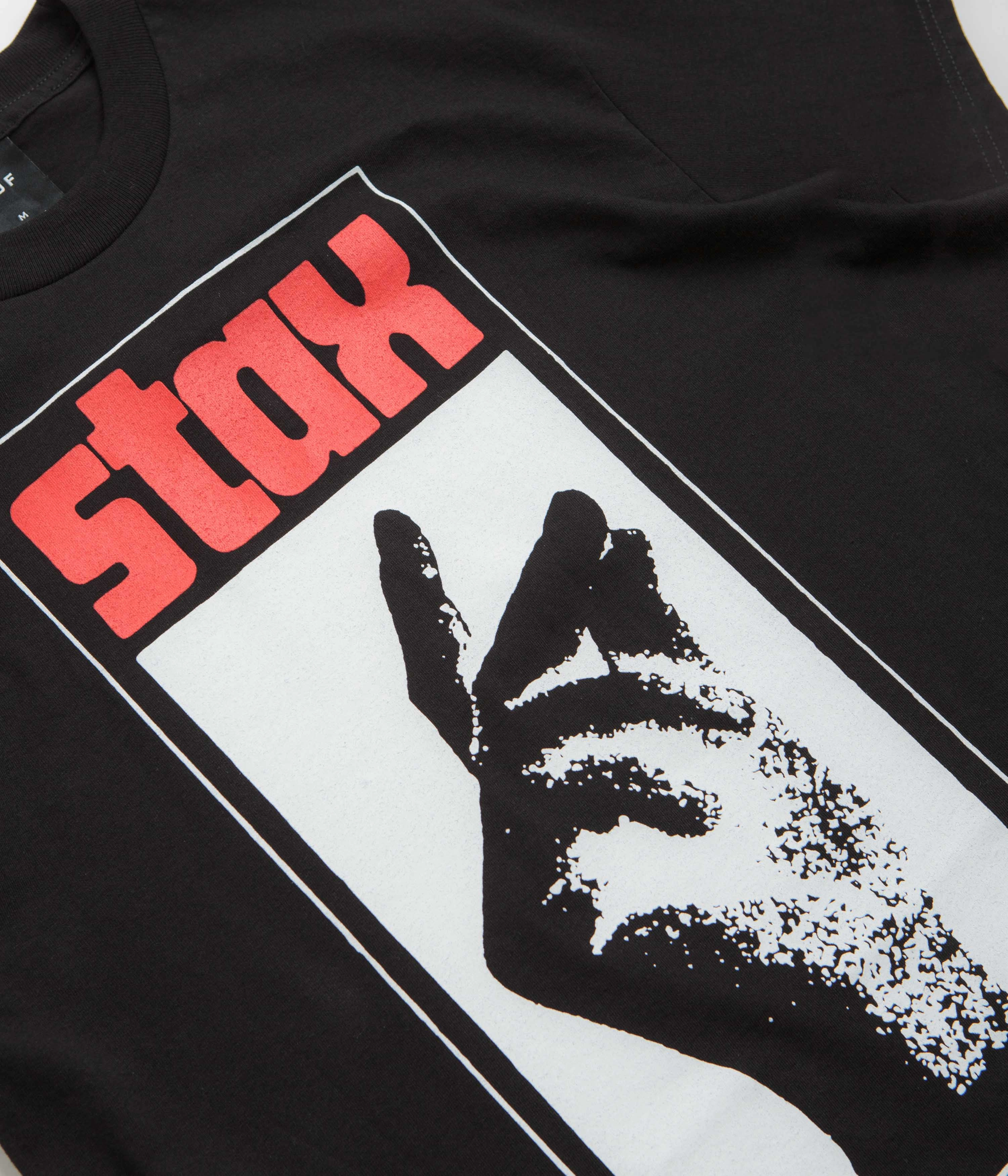 Casual Essential HUF Stax Snap T-Shirt - Black