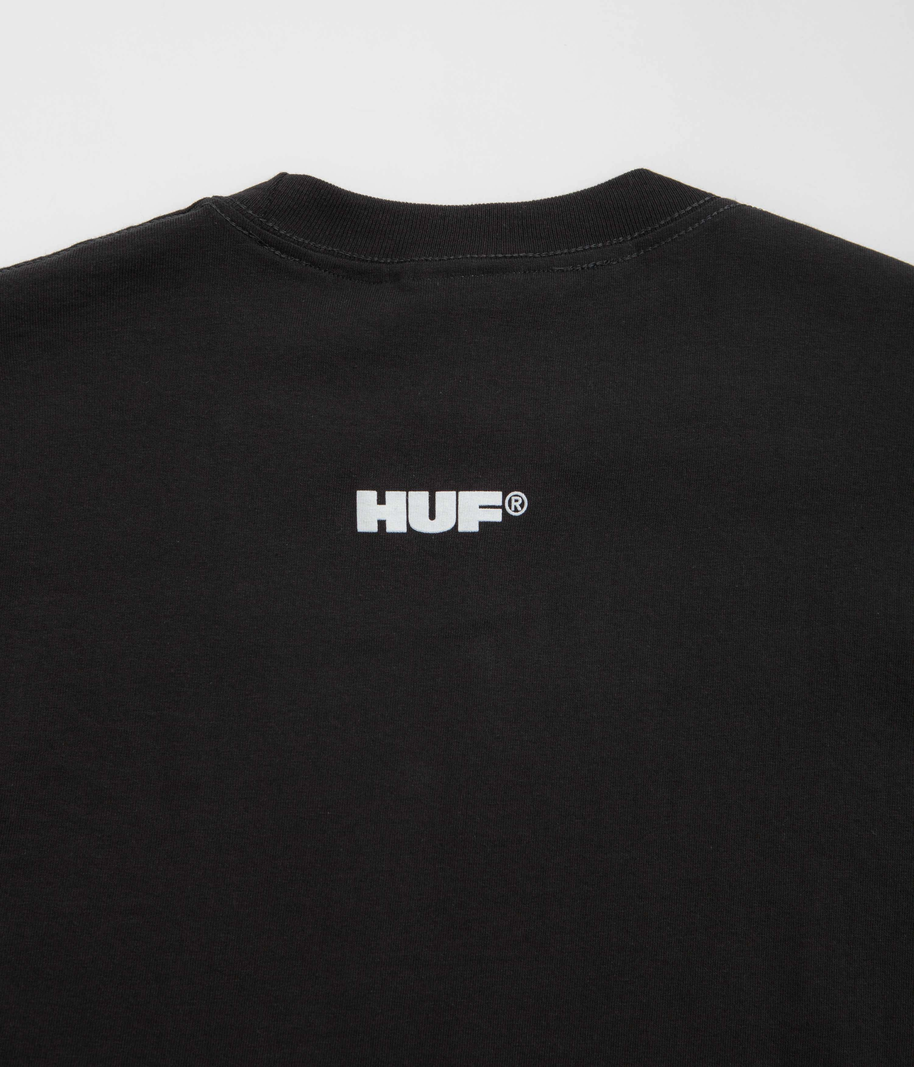 Fashion Comfort HUF Stax Snap T-Shirt - Black