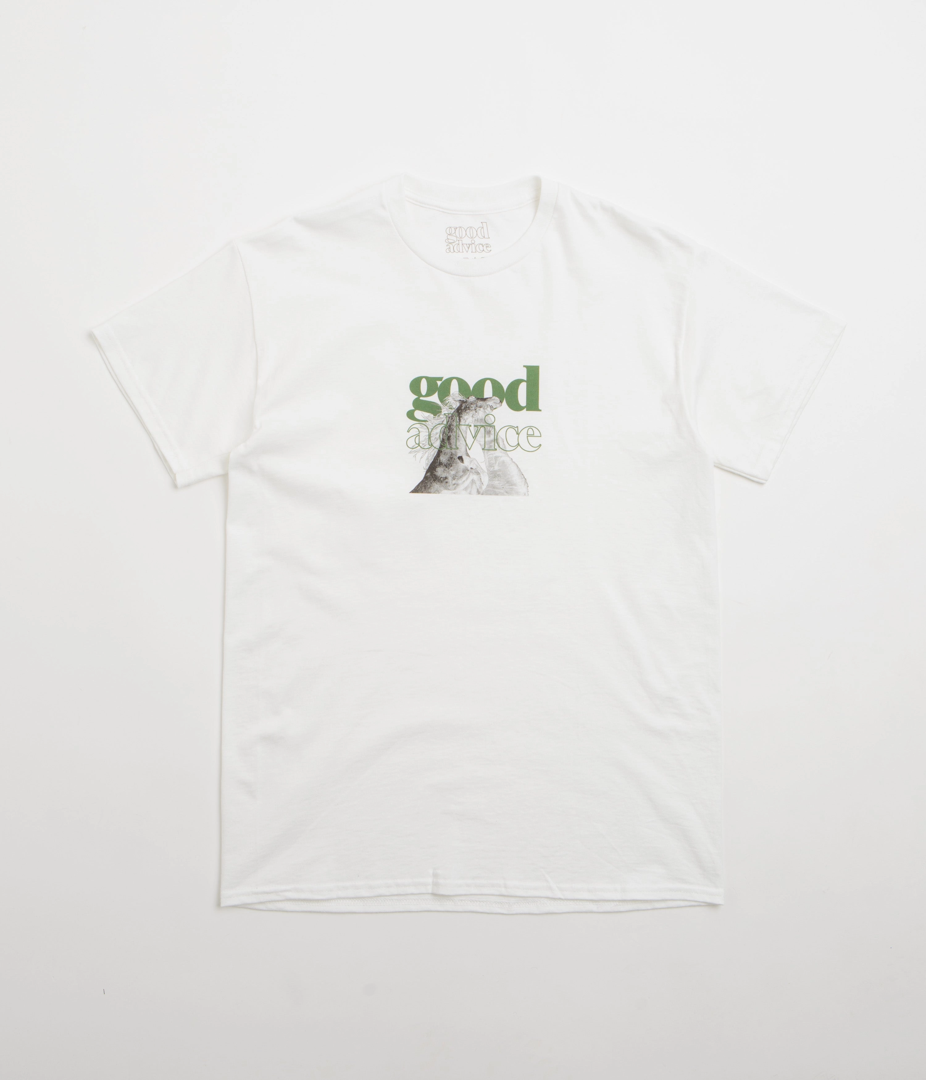 Slim fit clothing Good Advice Kelpies T-Shirt - White