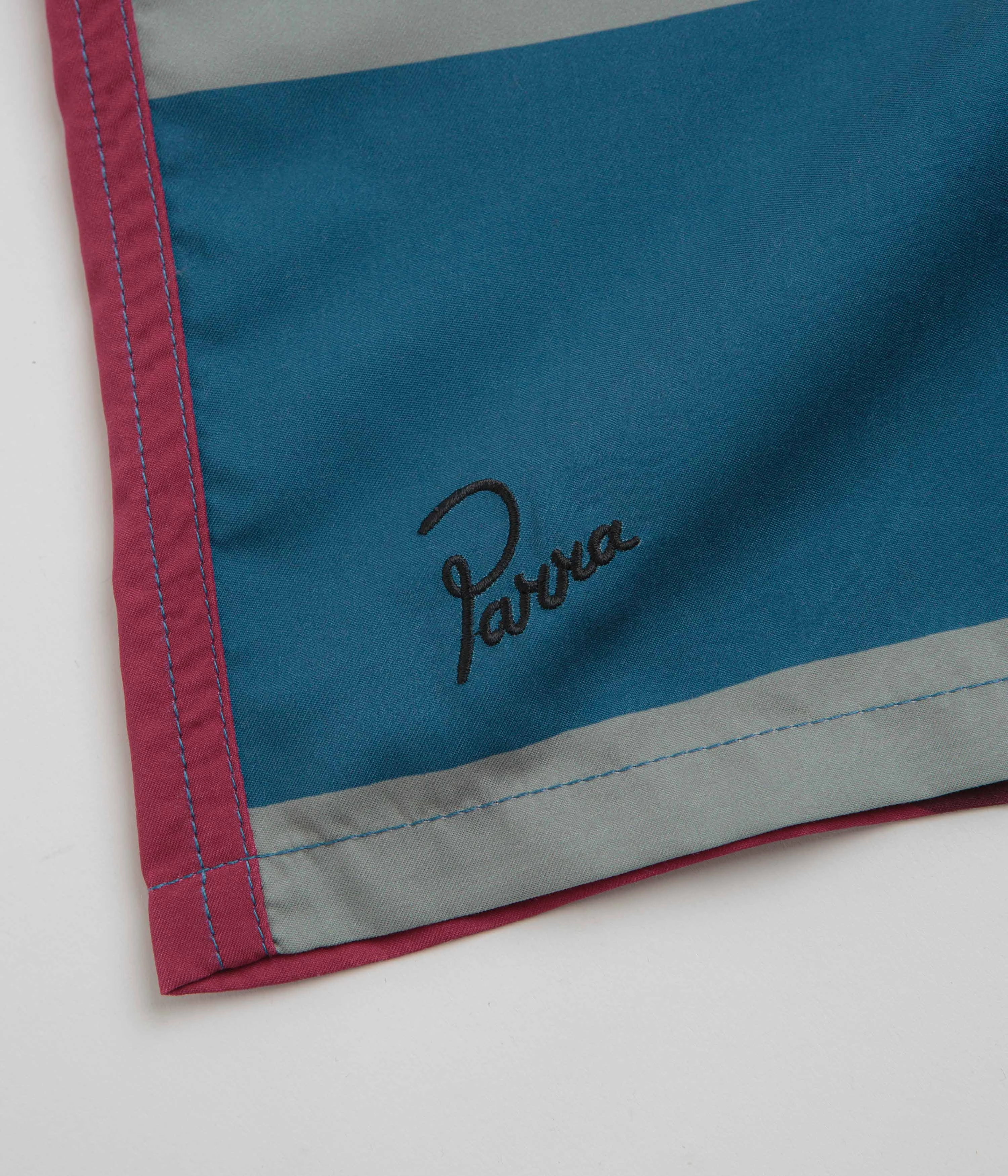 warm weather Sport Wear by Parra Vertical Forest Swim Shorts - Blue