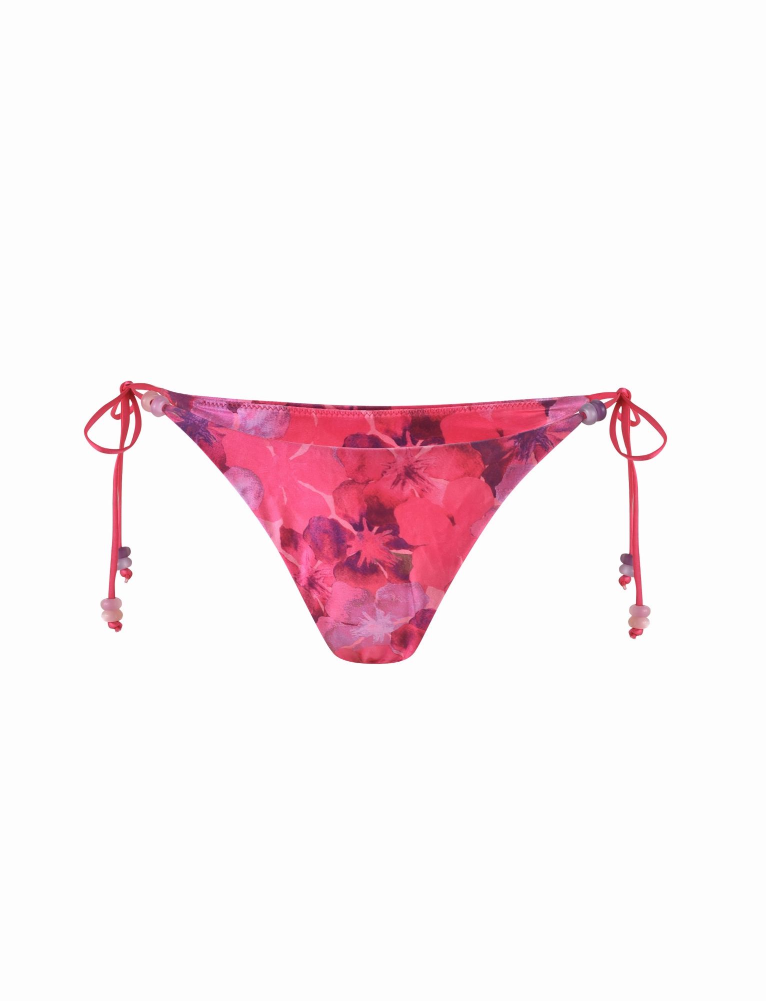 Floral design FINLEA BIKINI BOTTOM - PINK : HIBISCUS