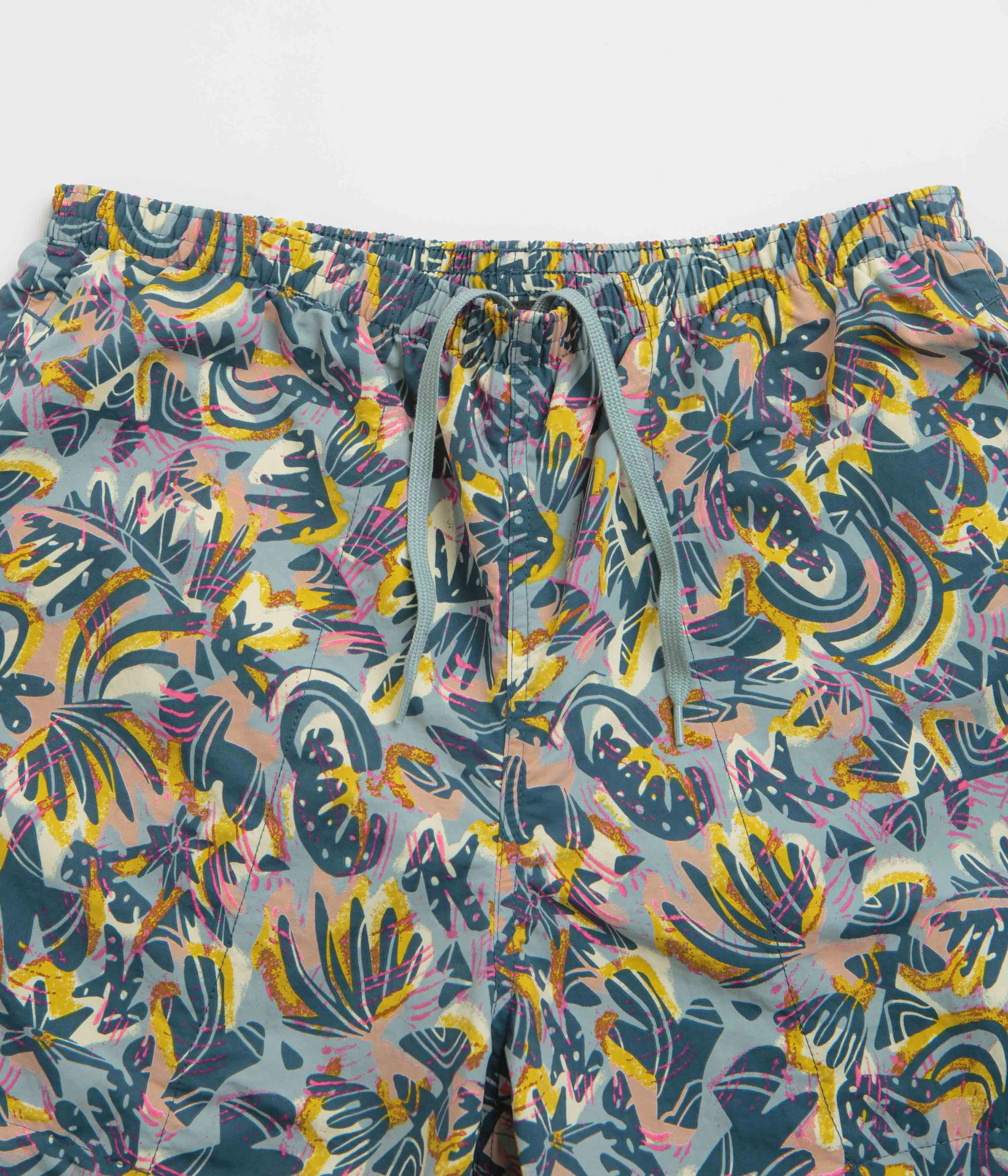 Patagonia Baggies Longs 7" Shorts - Wild Botanist: Tidal Teal education industry Sweat Wicking Lining