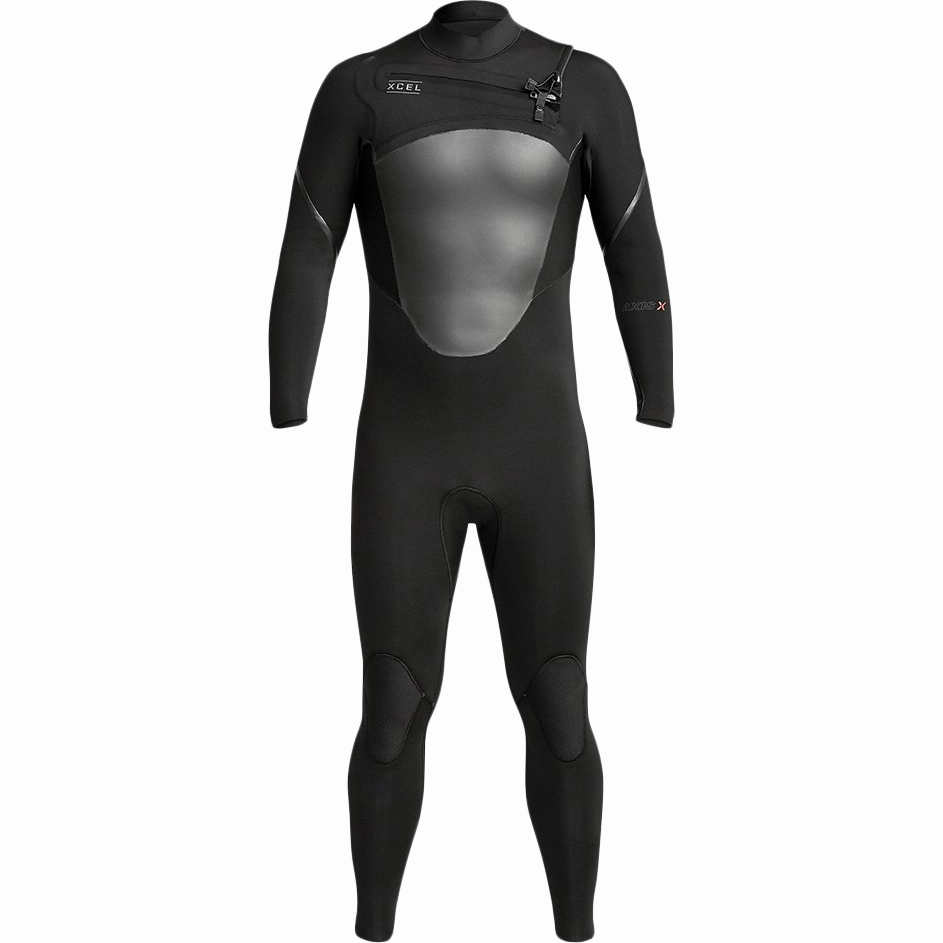 Men's Axis X 4/3mm Chest Zip Side-Tie Abrasion Resistant Finish