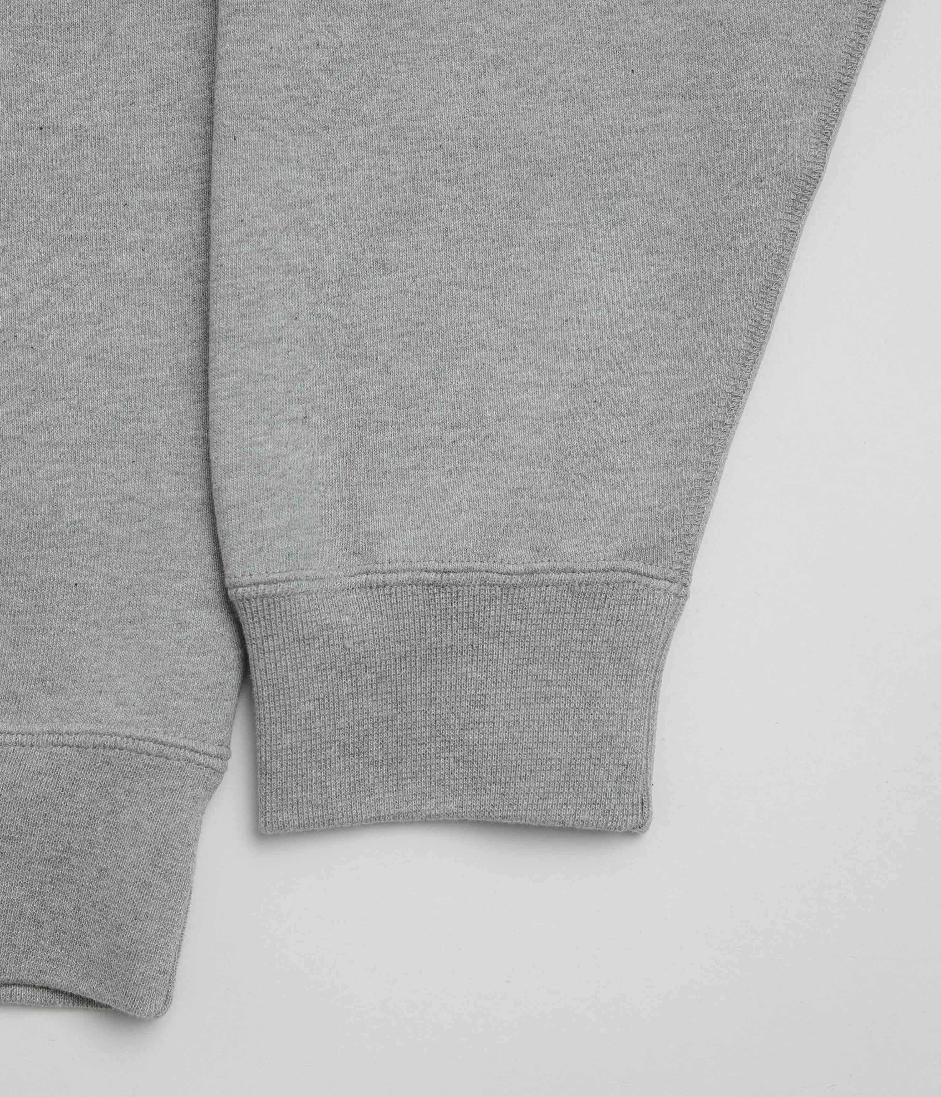 Cold Day Ready Nike Solo Swoosh Crewneck Sweatshirt - Dark Grey Heather / White