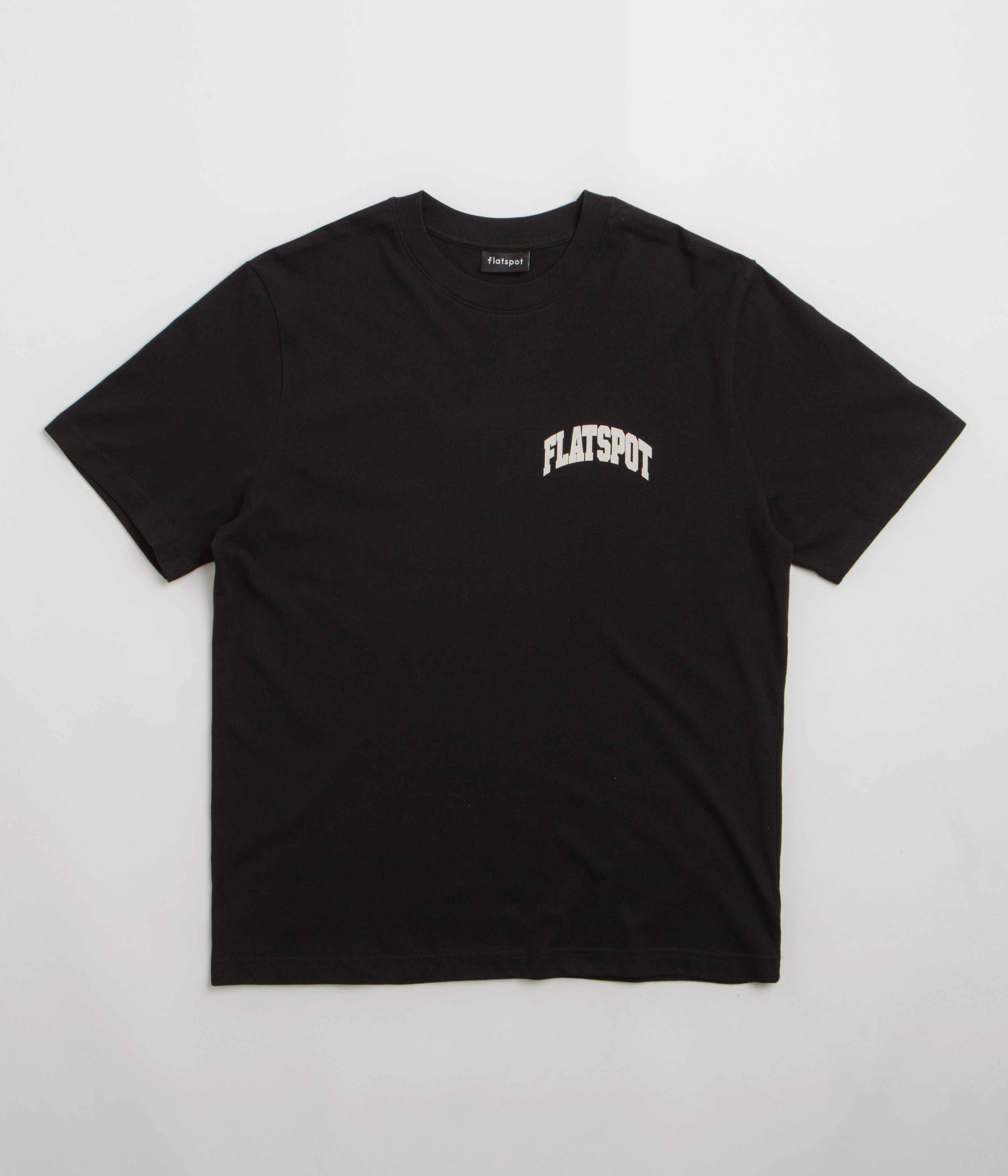 flatspot Collegiate T-Shirt - Black Seasonal Outfit