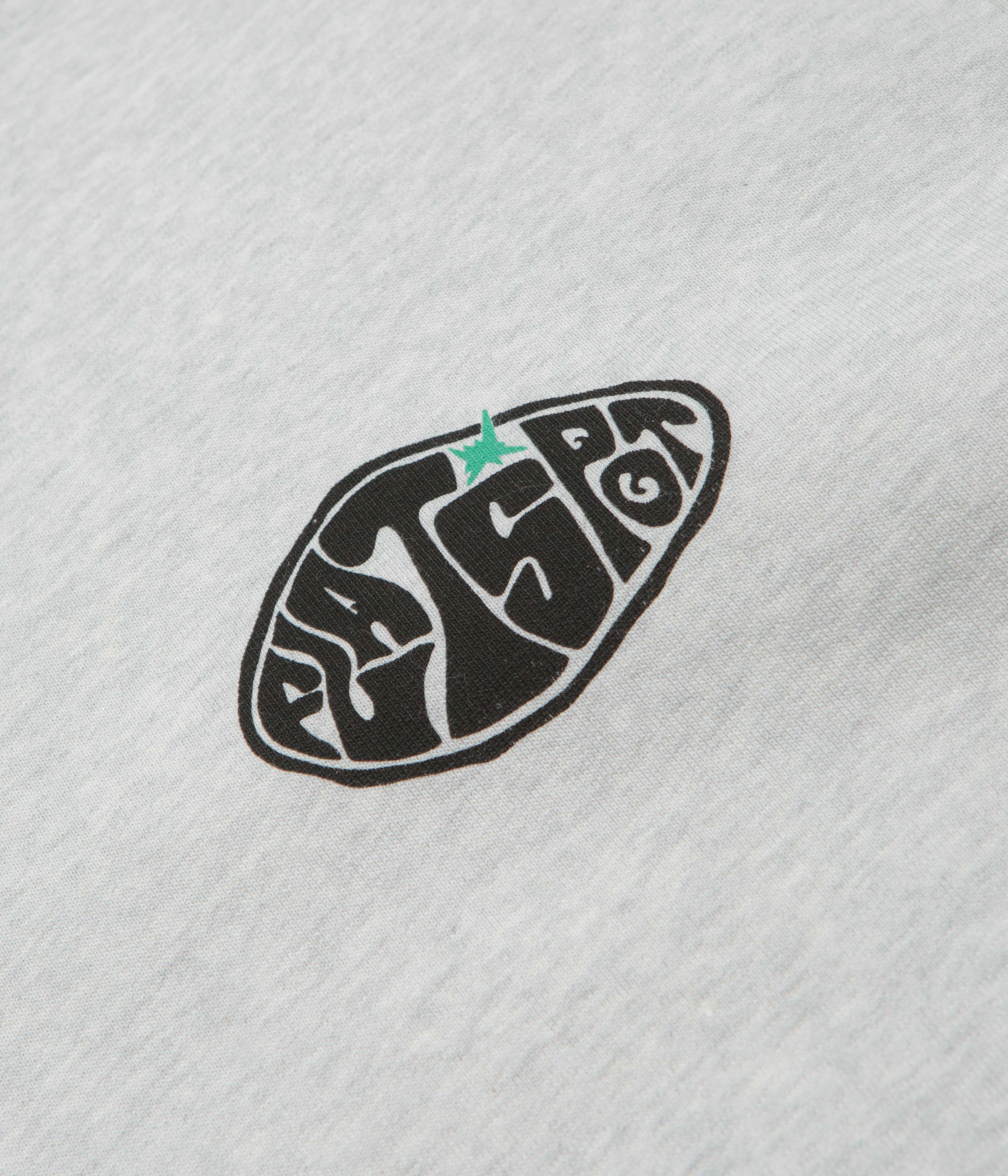 Fashion Statement flatspot Hole Crewneck Sweatshirt - Cool Heather Grey
