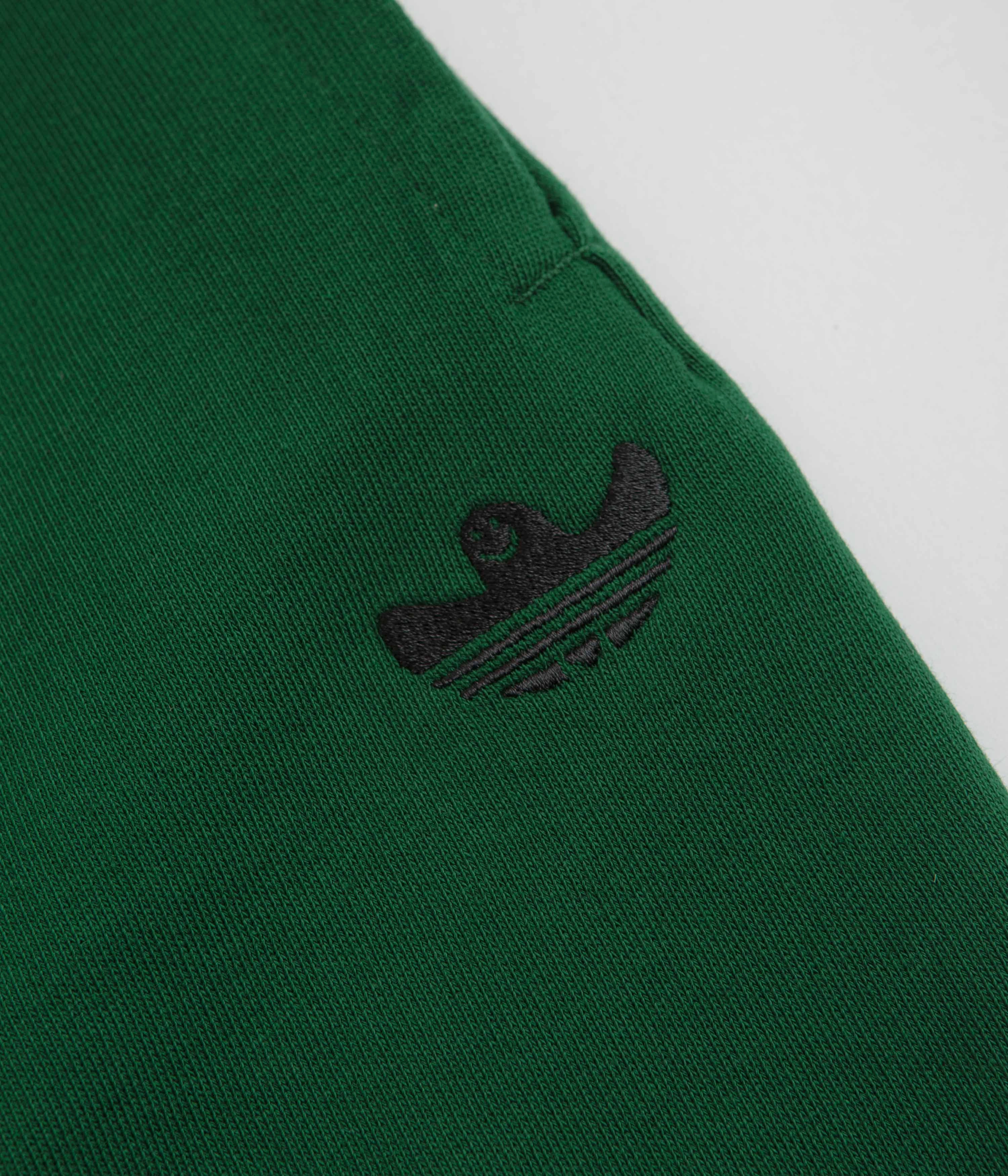 Adidas Shmoofoil Featherweight Shorts - Dark Green / Black Stay Cool Technology