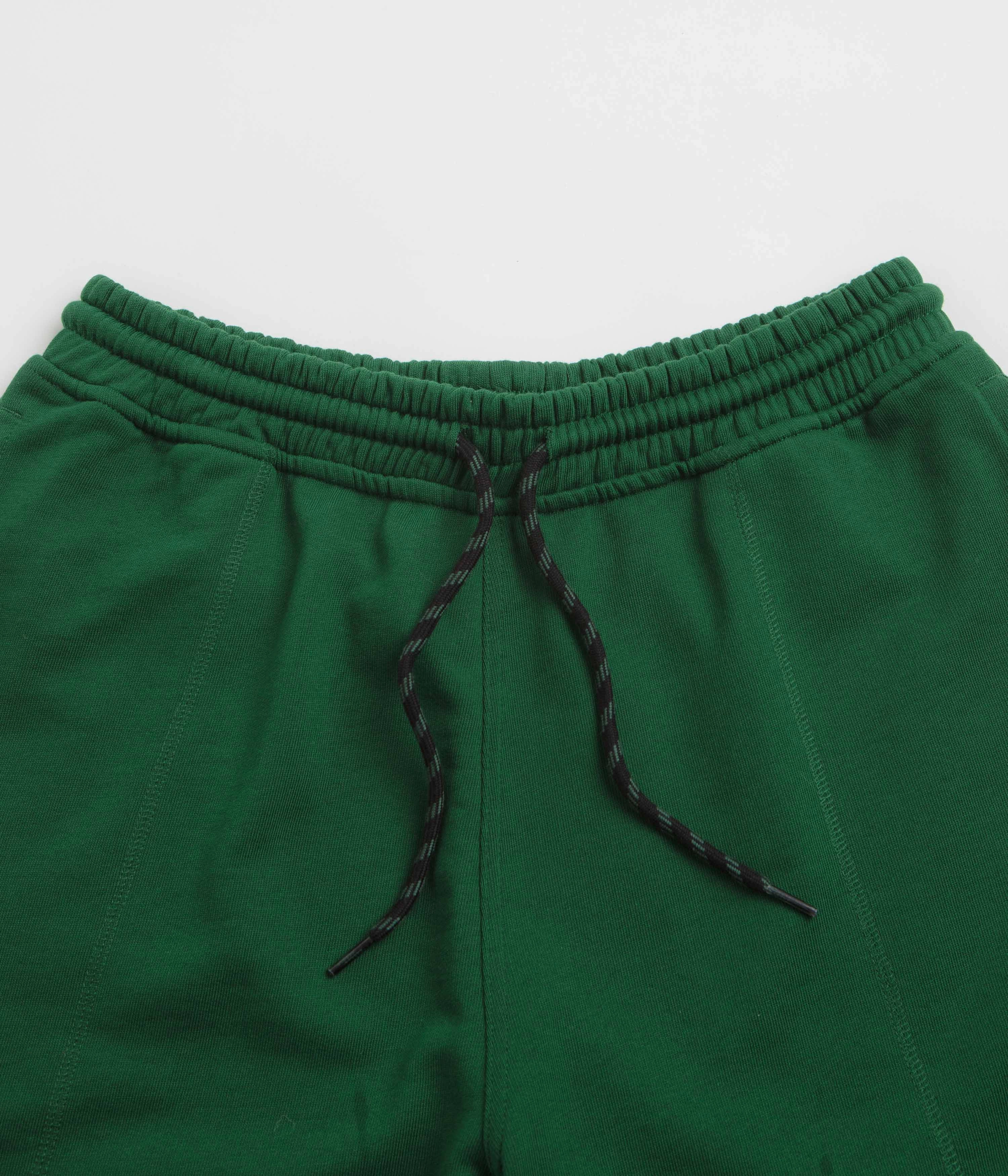 Adidas Shmoofoil Featherweight Shorts - Dark Green / Black Back pockets