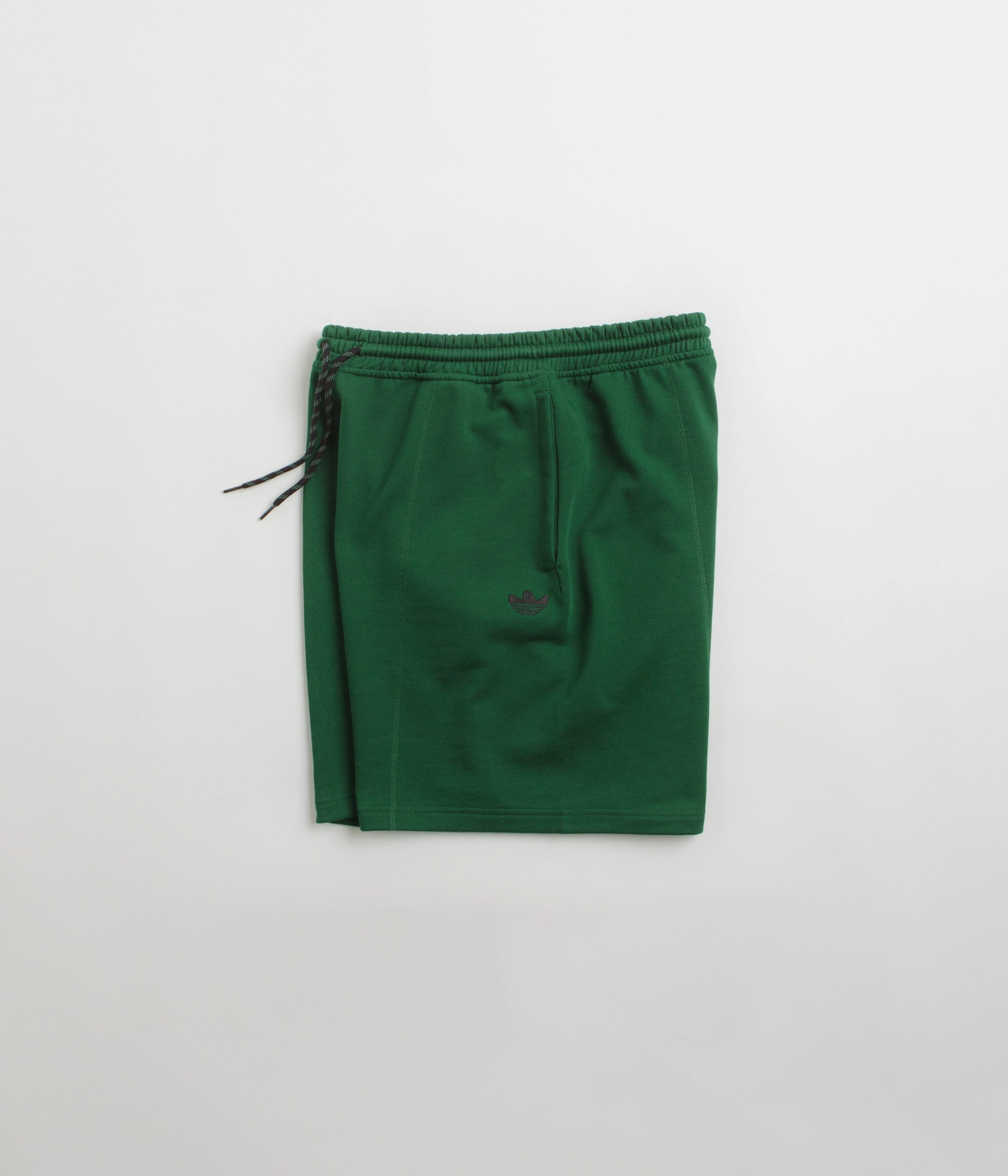 Adidas Shmoofoil Featherweight Shorts - Dark Green / Black Beach Ready Moisture Wicking Technology