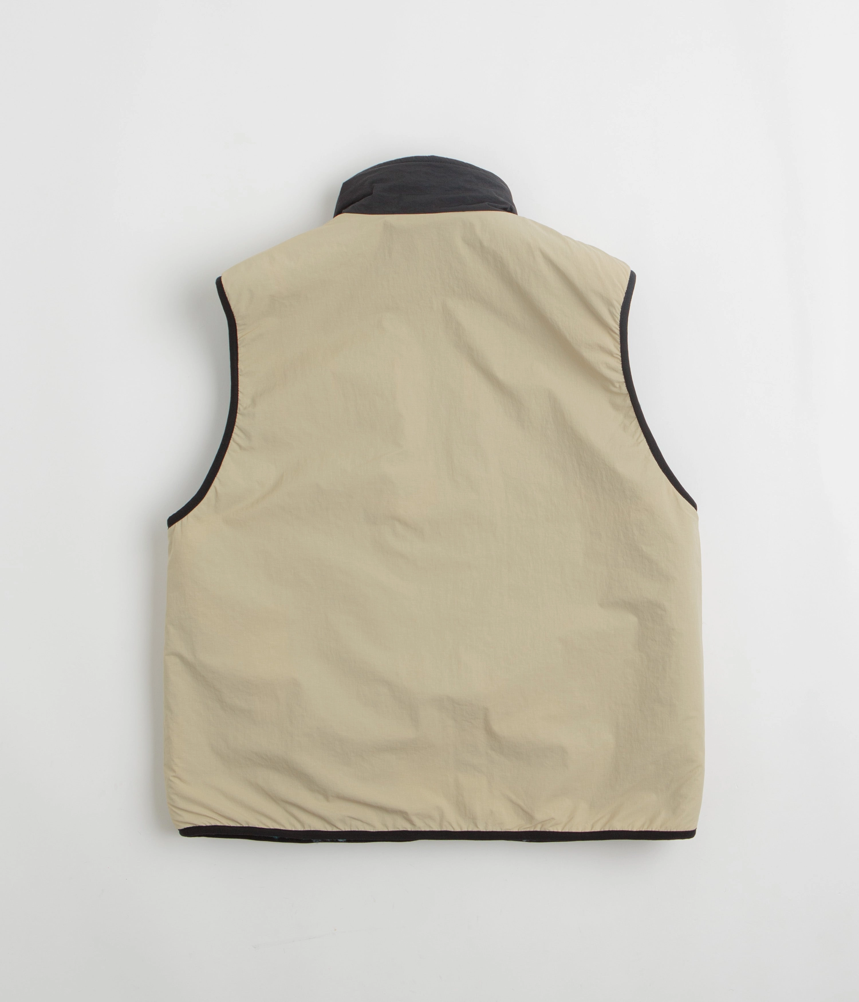 Foldable Design Utility Inspired Look by Parra Infinite Bird Reversible Vest - Navy Blue