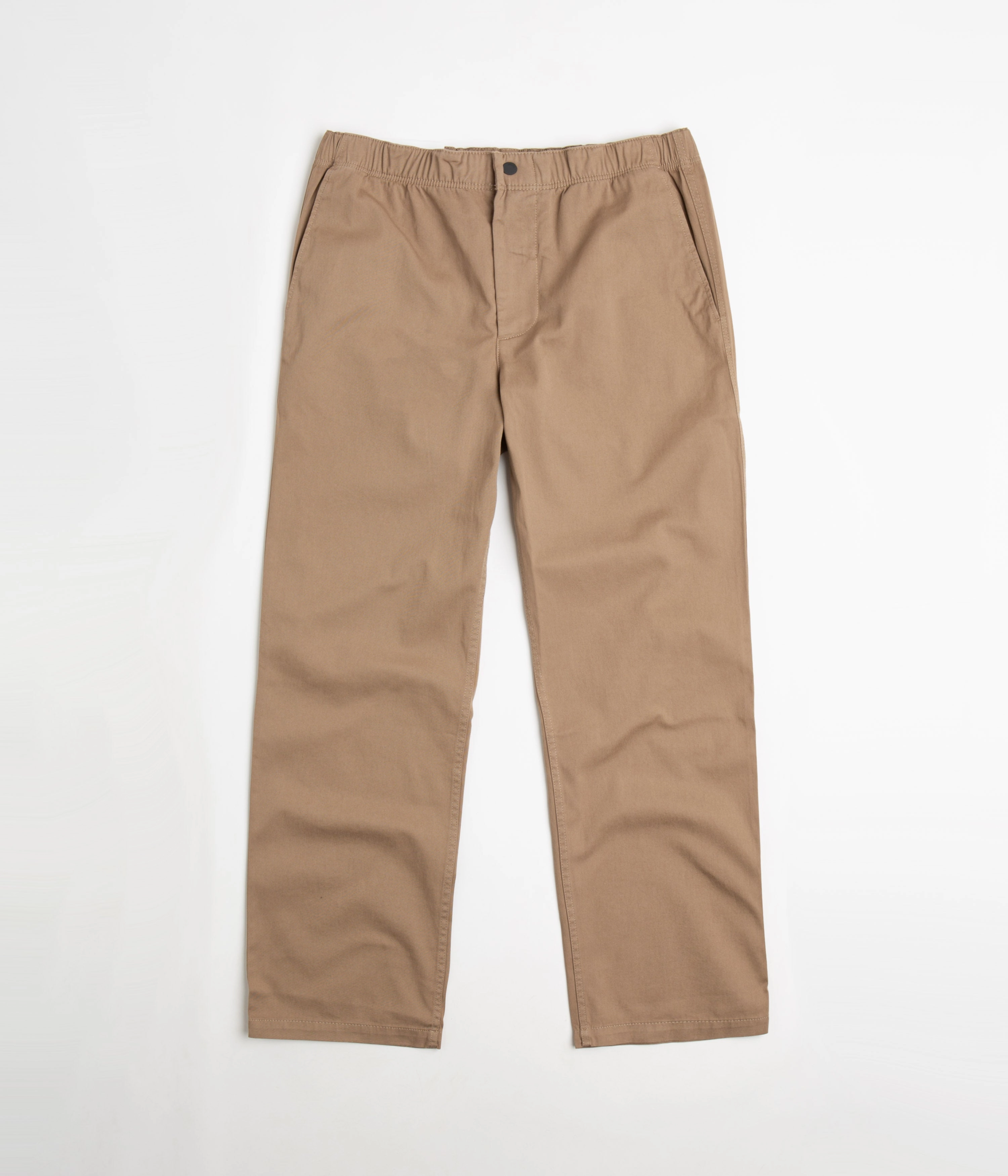 Norse Projects Ezra Relaxed Organic Twill Trousers - Utility Khaki Trendy Style