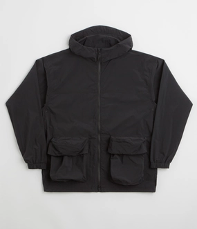 Ergonomic Shoulder Cut fall season Snow Peak Nylon Tussah Jacket - Black