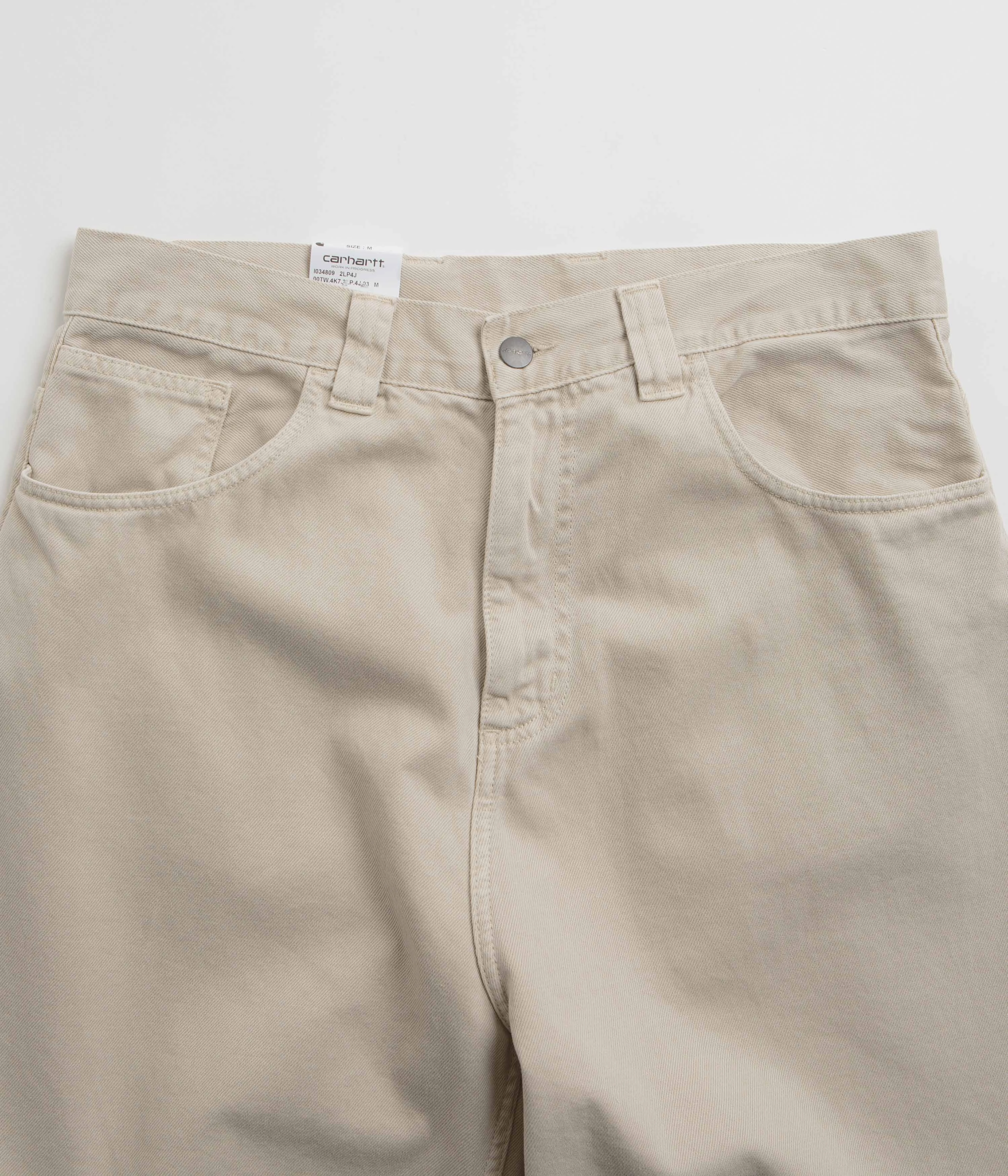 Carhartt Brandon Denim Pants - Fleur De Sel Versatile staple NonSlipGrip