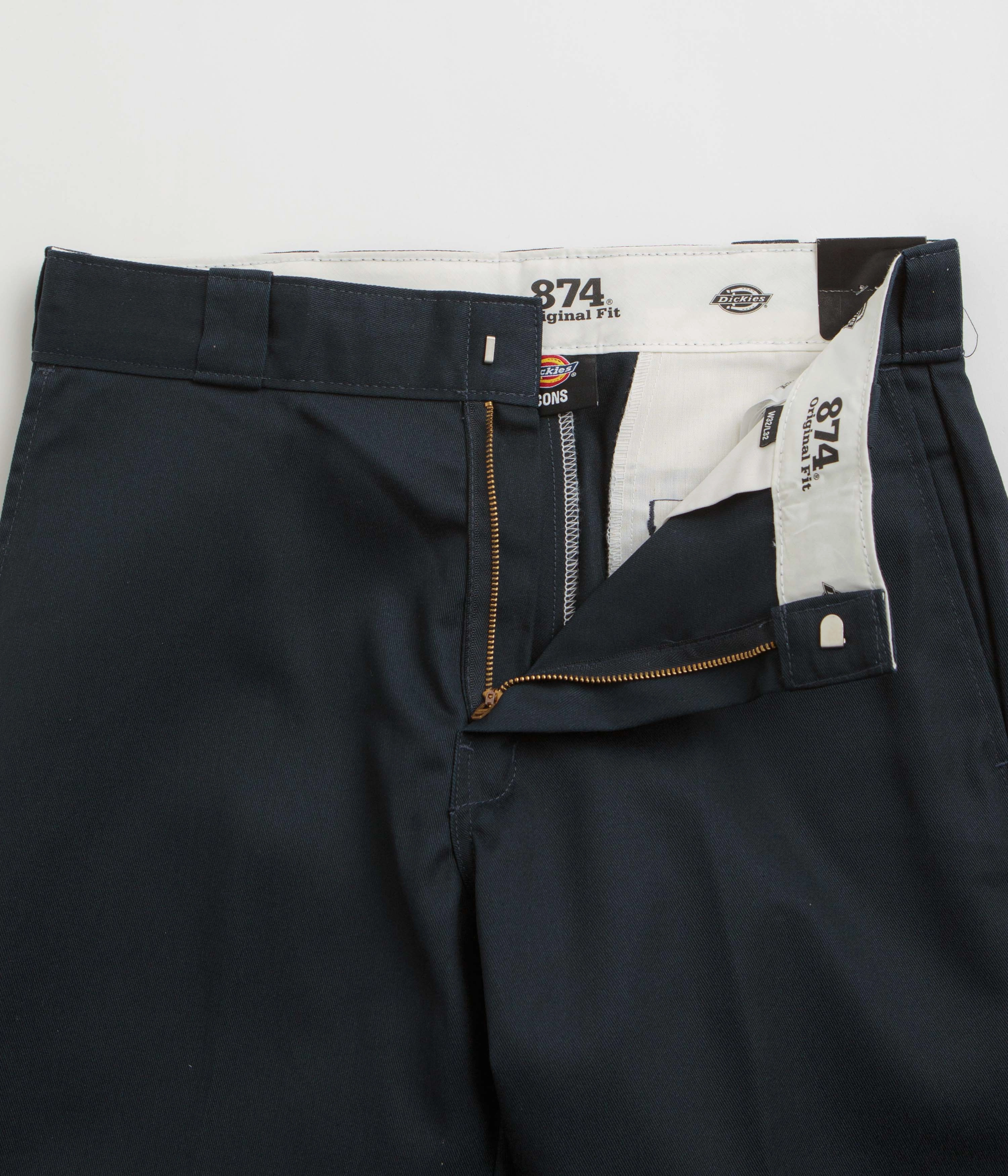 Dickies 874 Rec Work Pants - Dark Navy Wrinkle Resistant Finish