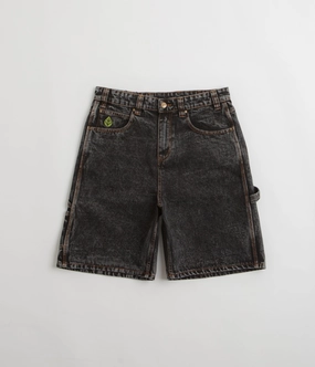 Seamless Integration Zipper pockets Butter Goods Weathergear Denim Shorts - Gunmetal