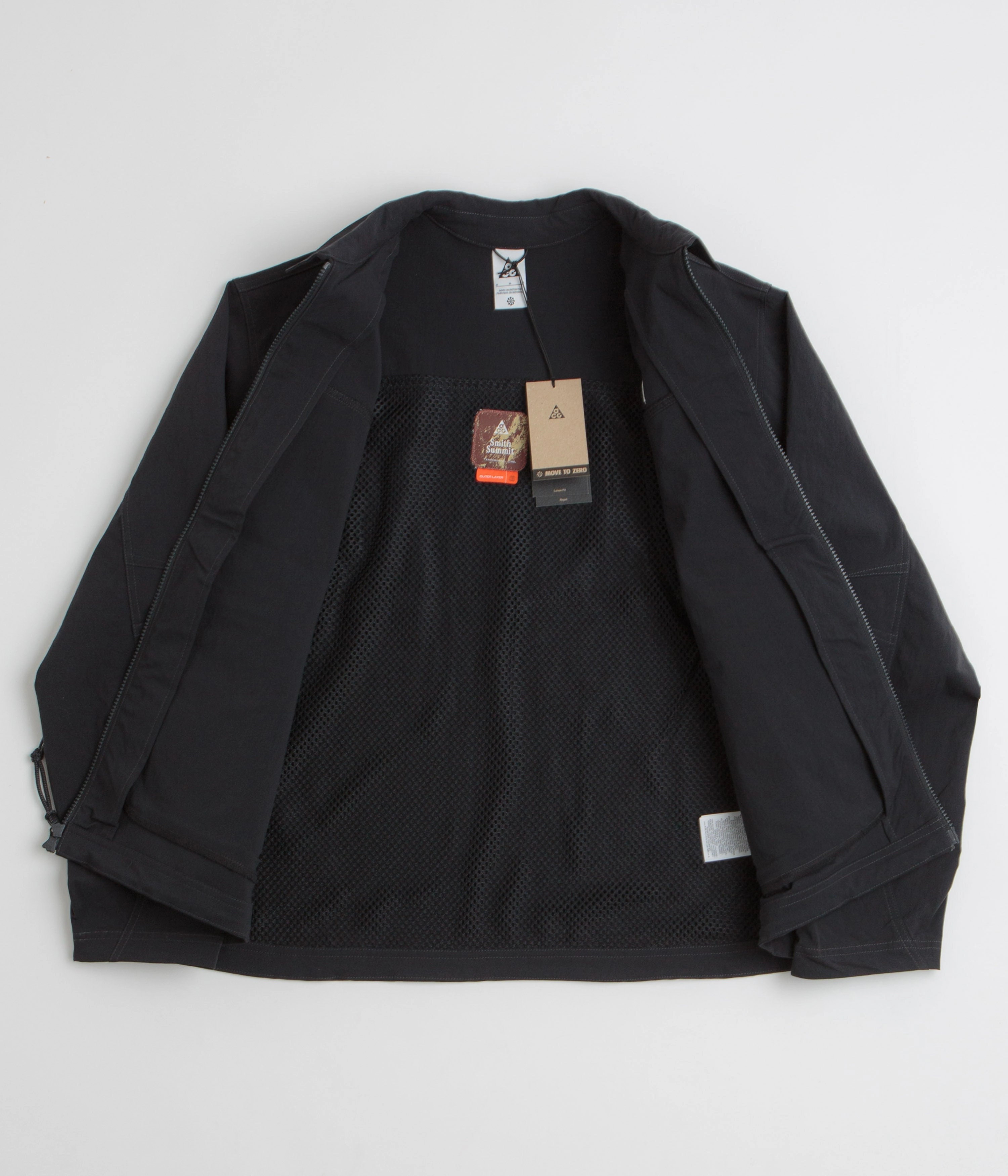 Nike ACG Smith Summit Jacket - Black / Anthracite / Summit White Moisture Wicking Lining