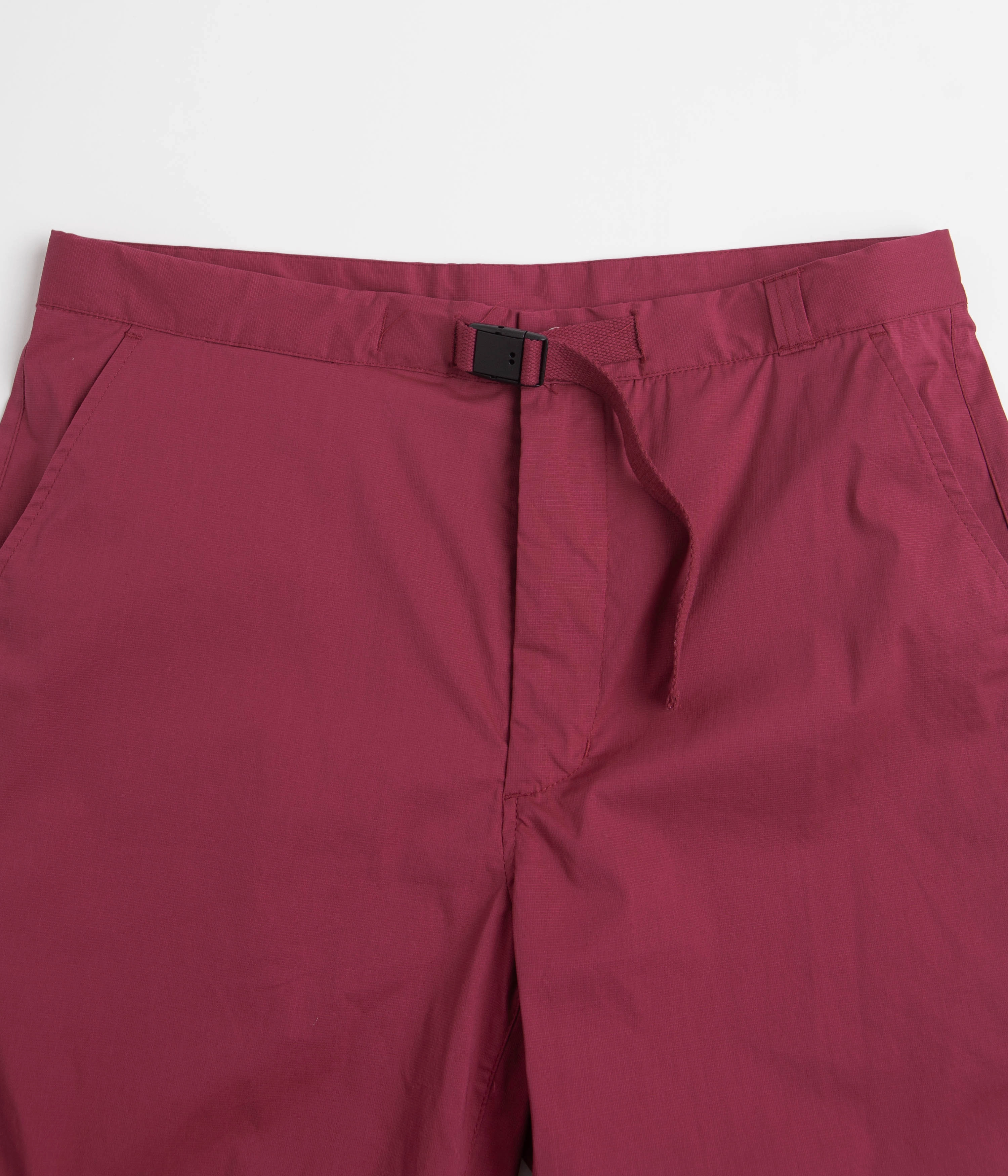 by Parra Anxious Dog Shorts - Wine Wide Range Motion Moisture Wicking Material