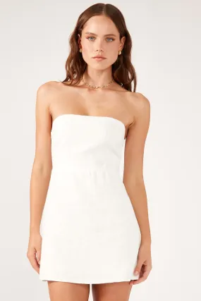 Trend Detail Perfect Stranger Menorca Strapless Mini Dress White