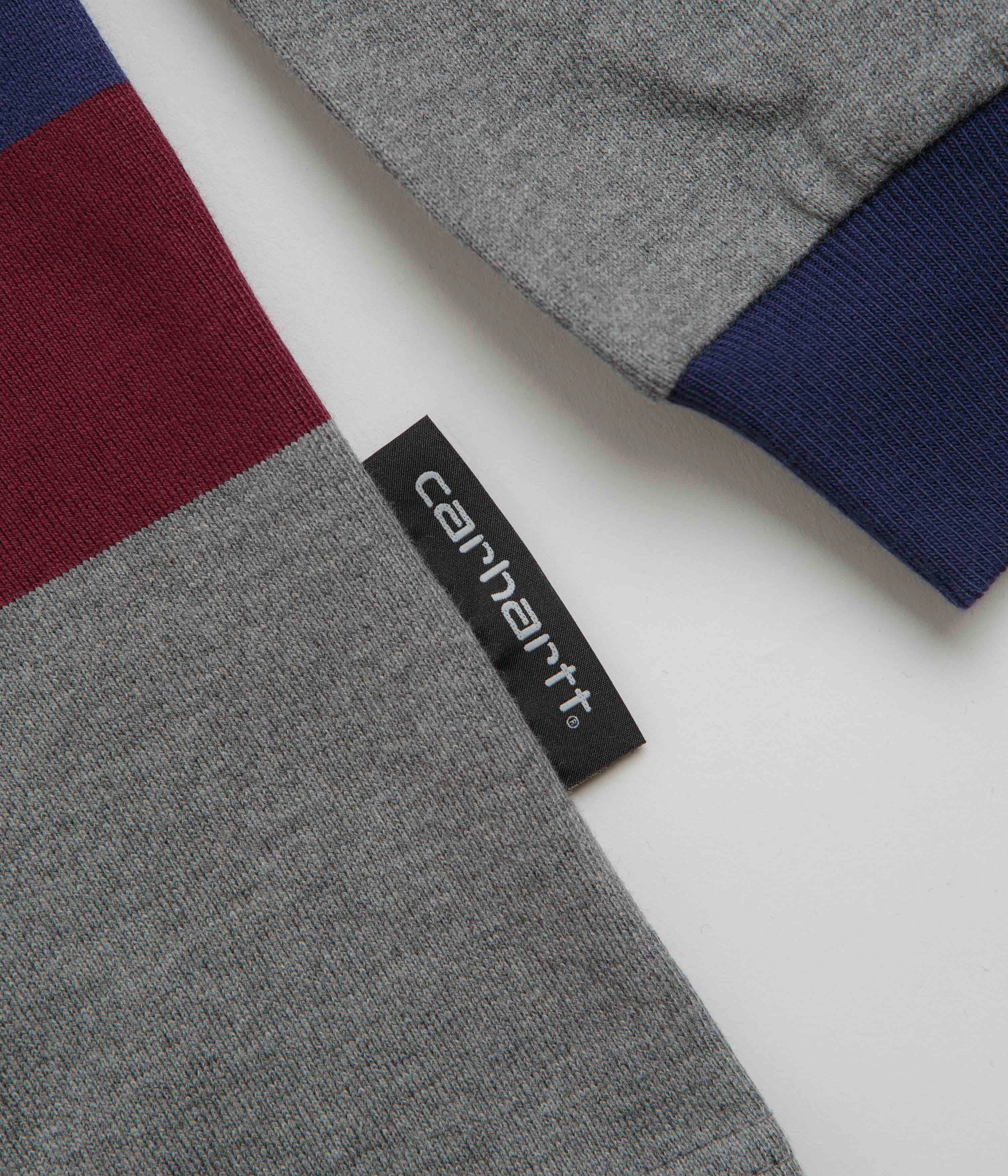 City Fashion Look Carhartt Sundling Long Sleeve T-Shirt - Sundling Stripe / Aura