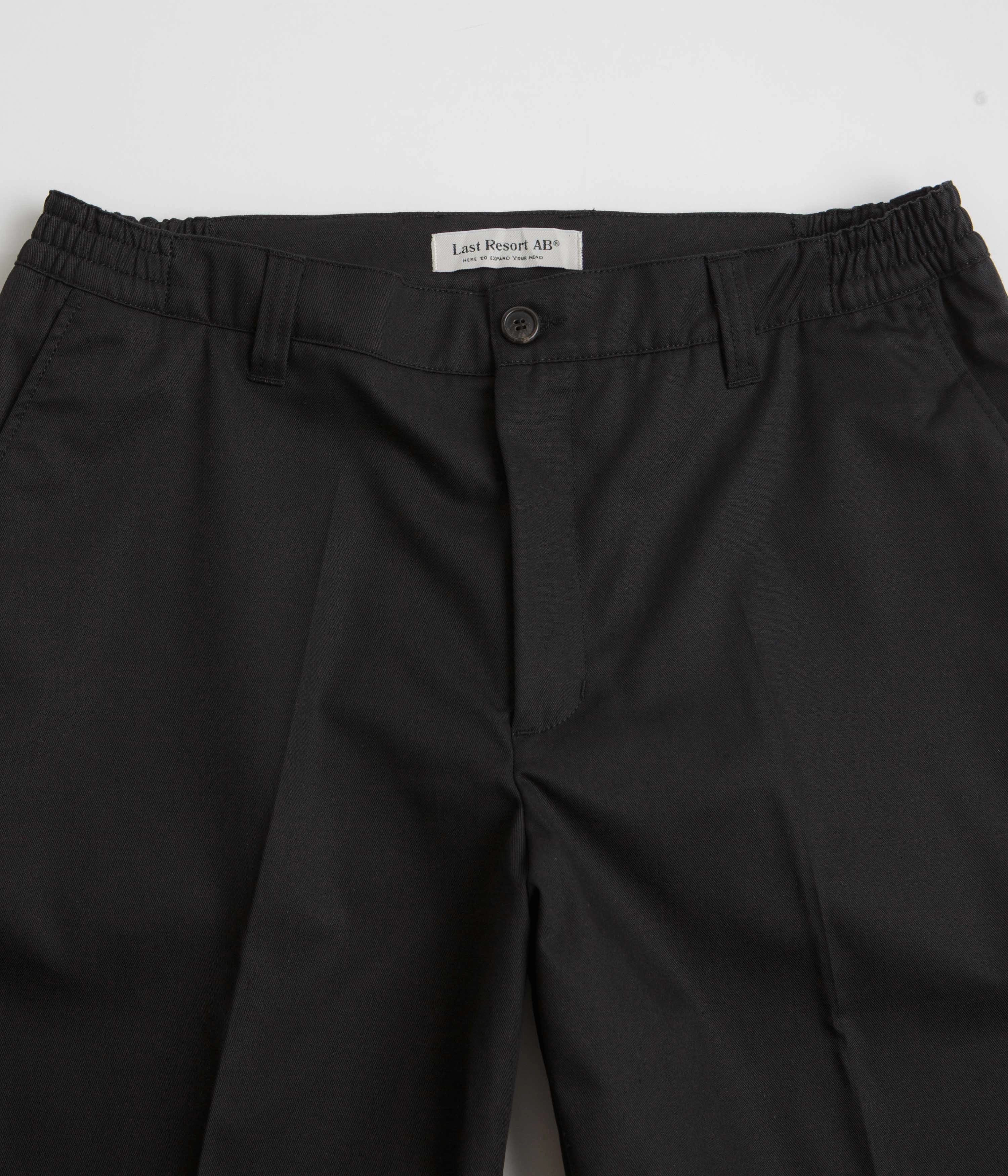 Last Resort AB S-PM001 Shorts - Black DoubleLayeredKnees Linen blend