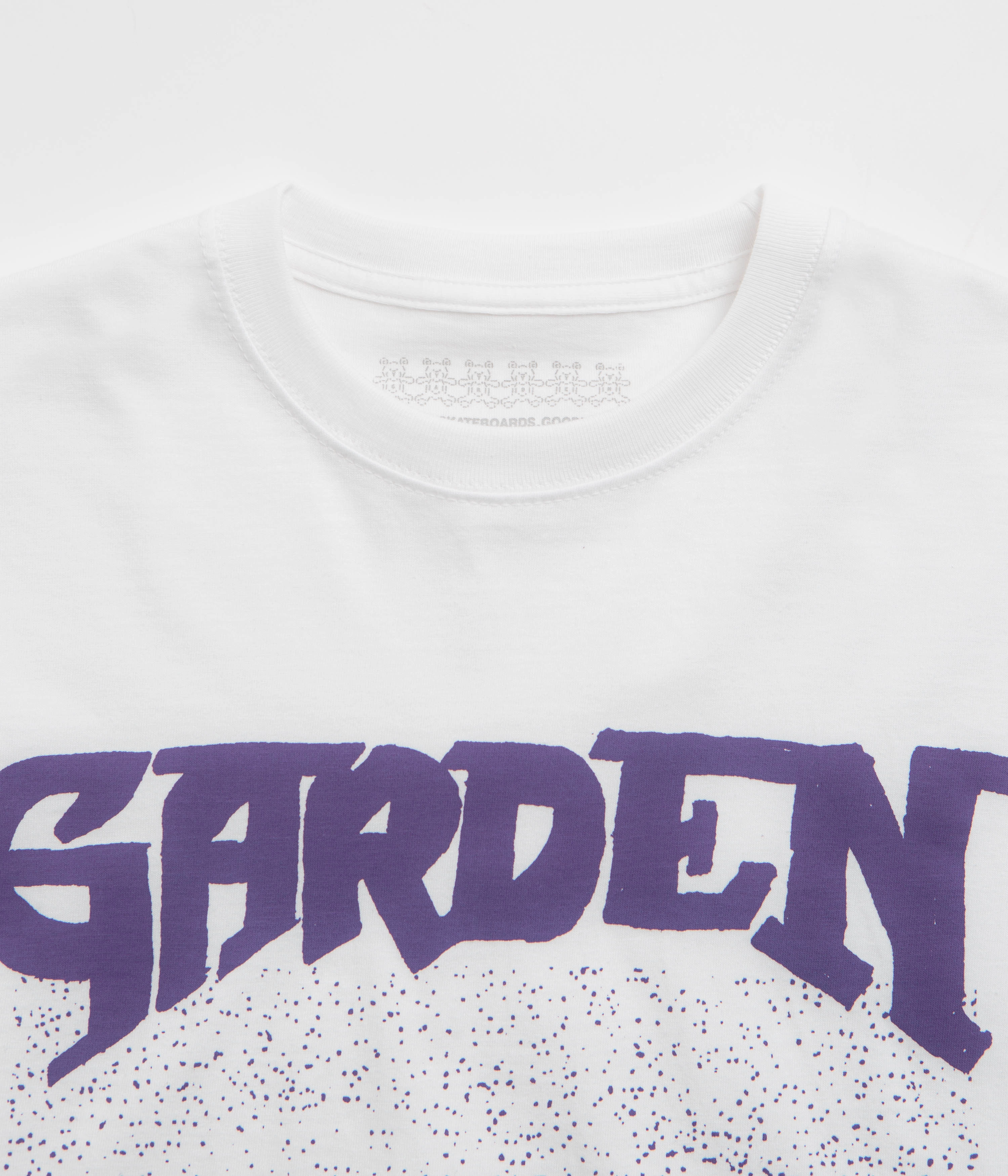 Minimal Comfort Garden Not A Race T-Shirt - White / Purple