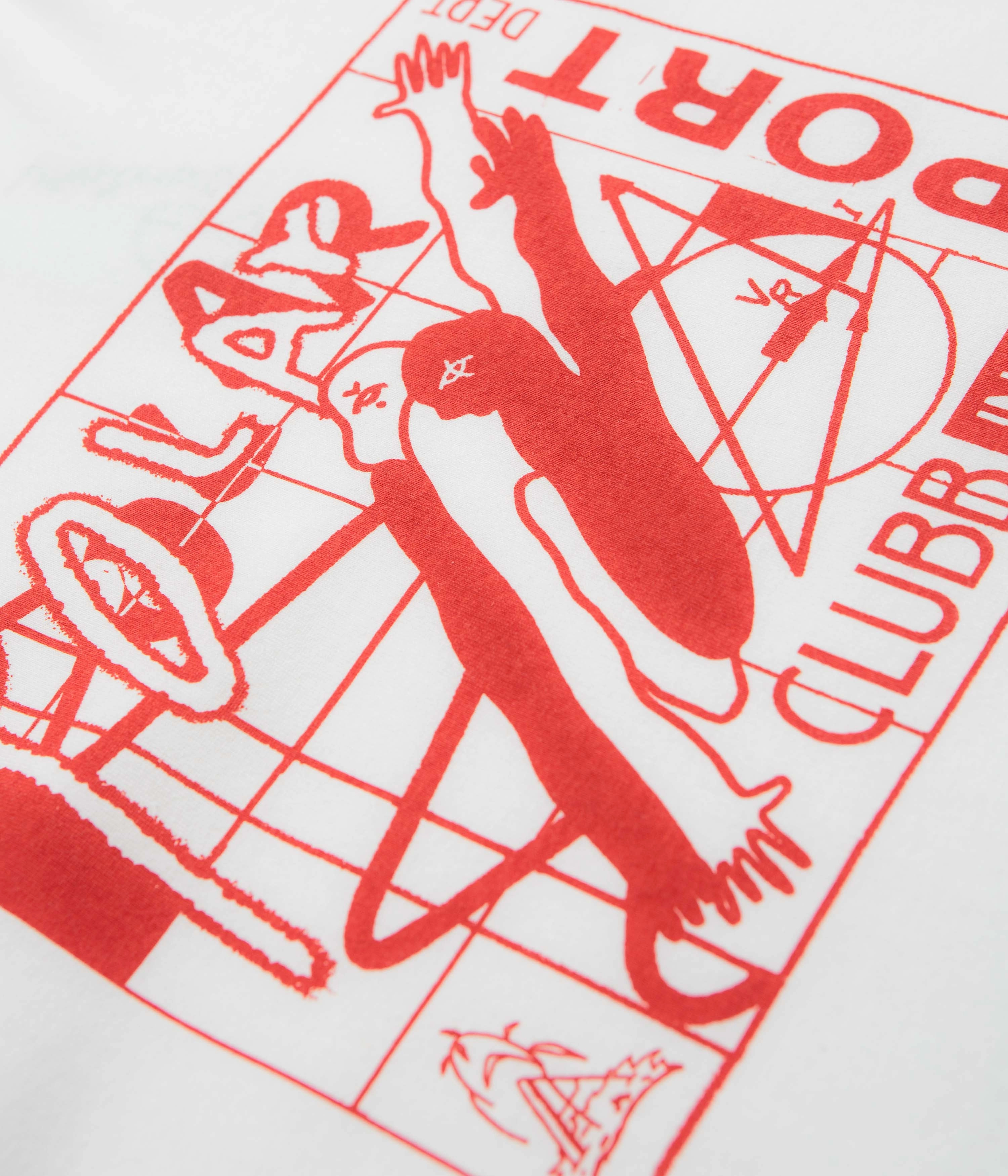 Simple Style Everyday Comfort Polar Clubb Inc T-Shirt - White