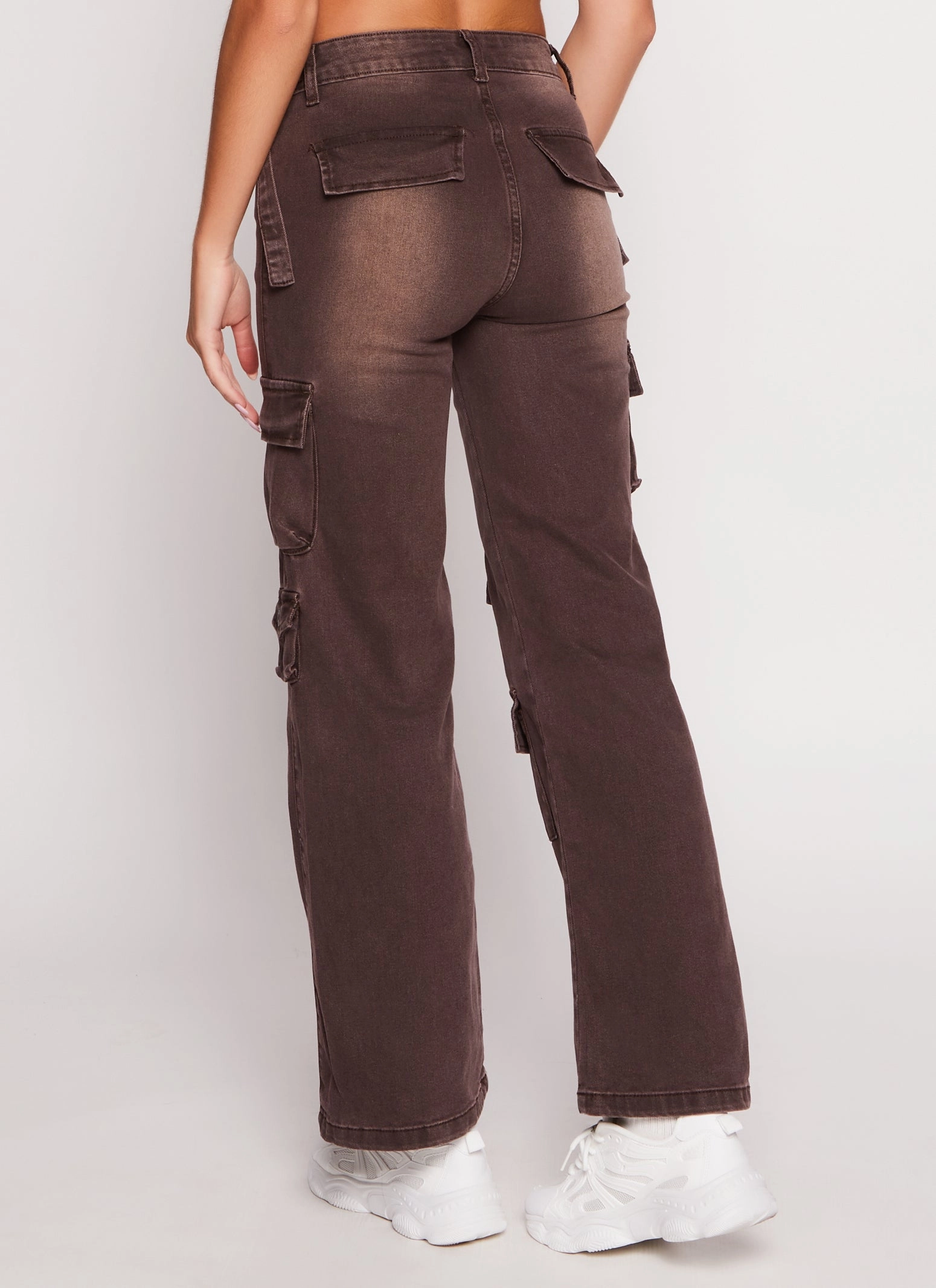 Home Comfort Autumn Days Elegant Outfit Mix VIP Whiskered Straight Leg Cargo Jeans