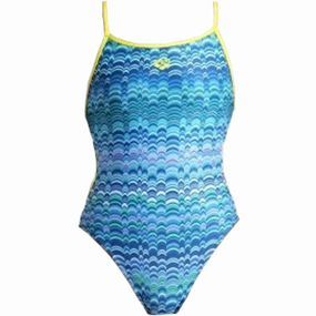 Youth Ondulation Lace Back One Piece Adjustable drawstring Resort-Collection