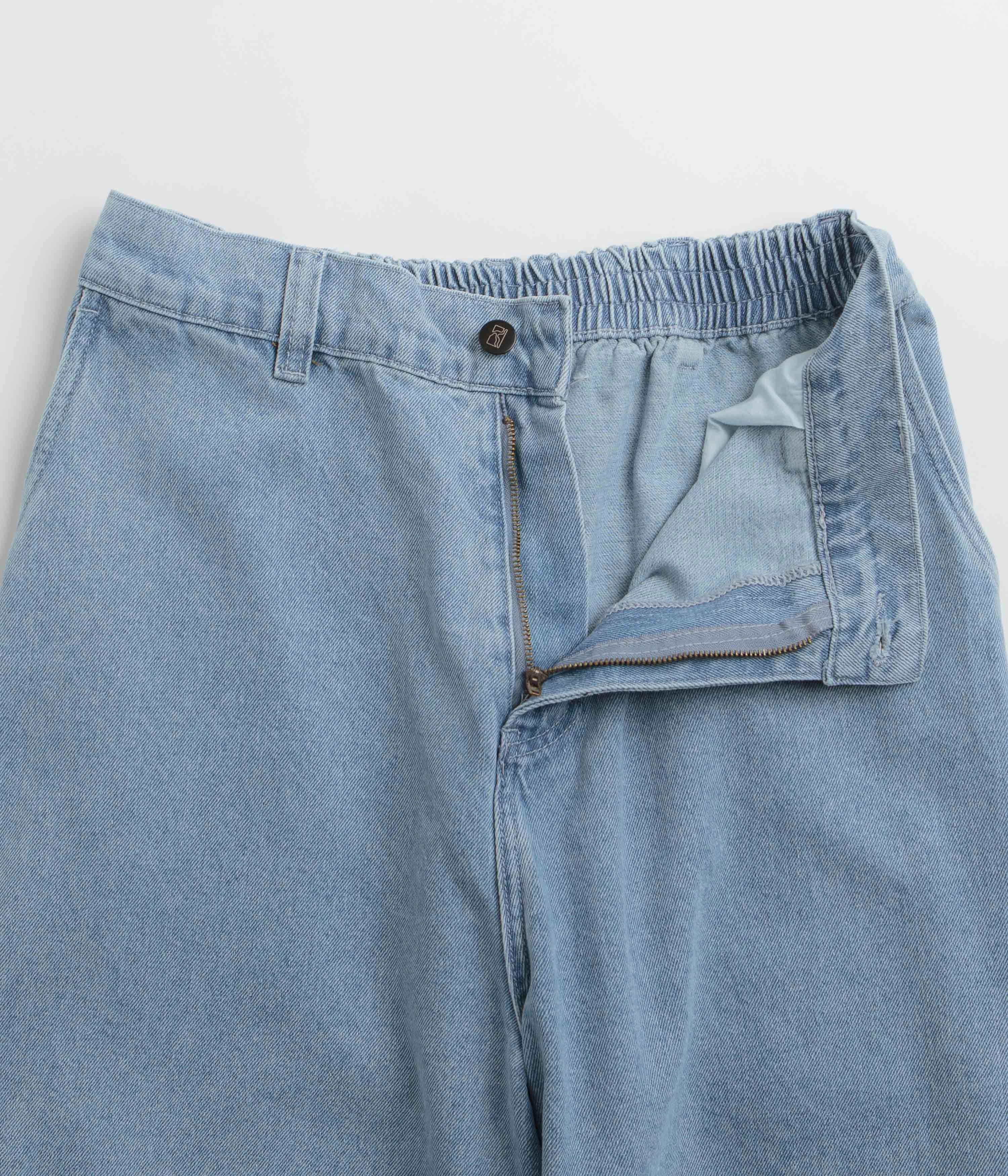 Stylish Fit Poetic Collective Sculptor Shorts - Light Denim
