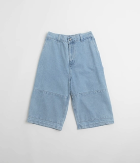 Casual Flex Fit Poetic Collective Sculptor Shorts - Light Denim
