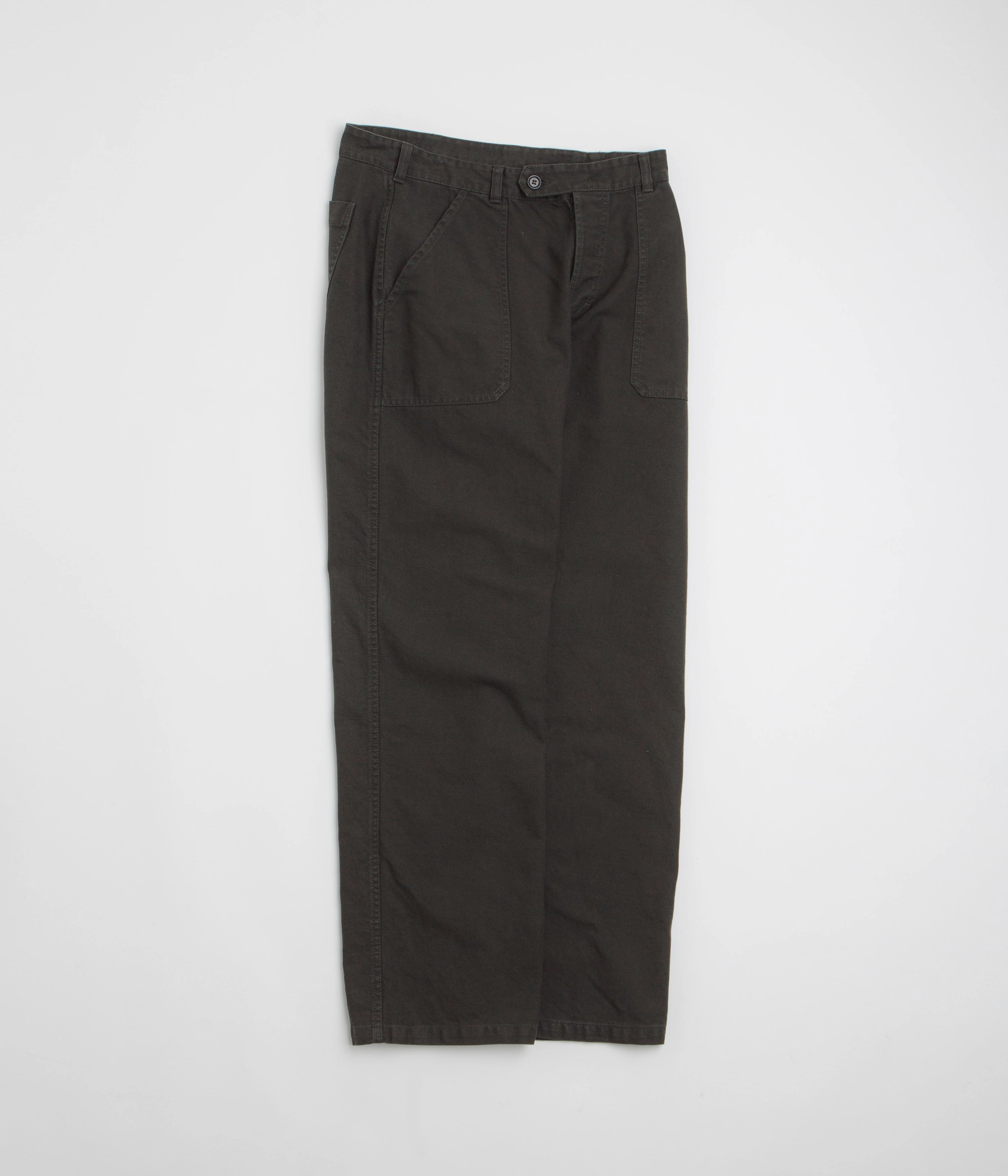 Vetra Fatigue Trousers - Dark Khaki Back pockets