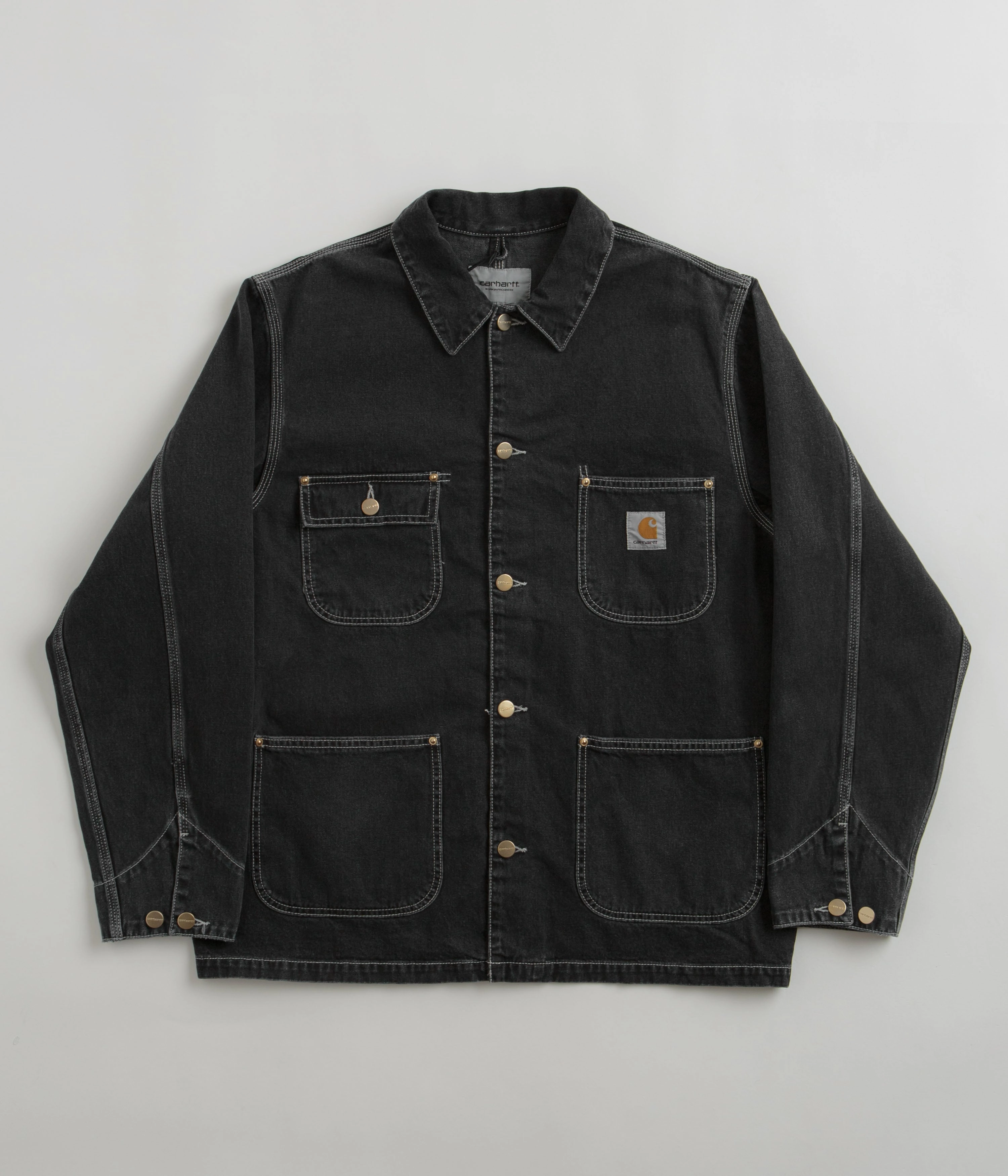 Compact packaging Compact Packable Feature Carhartt OG Chore Coat - Heavy Stone Washed Black