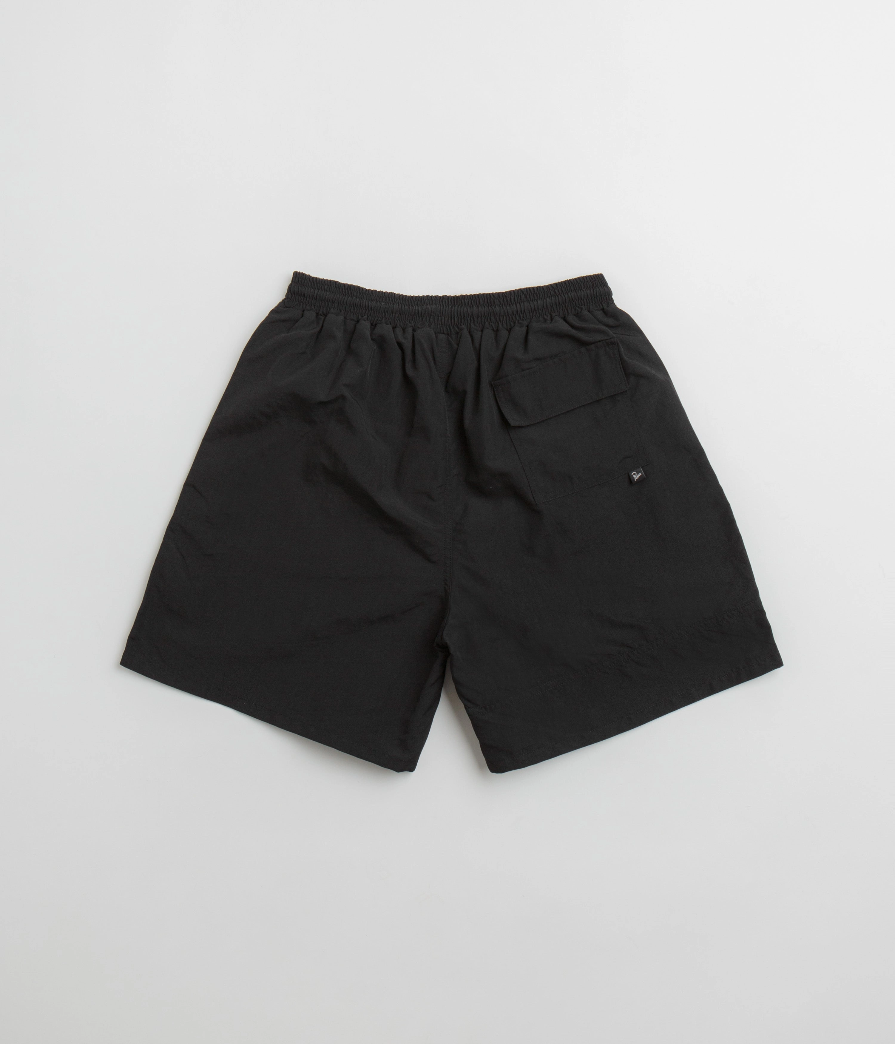 by Parra No Vision Swim Shorts - Black spandex blend
